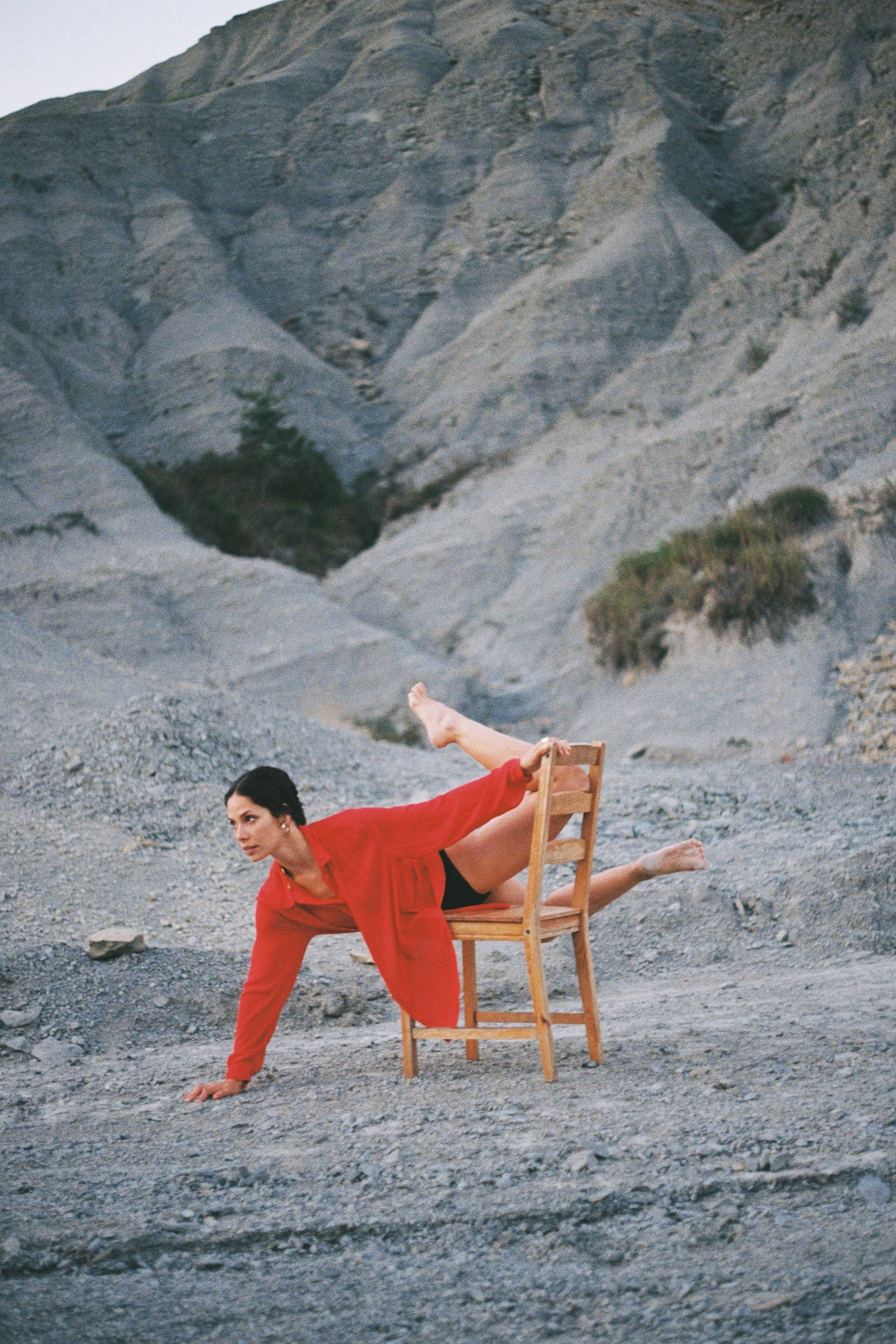 Sonia Prado por Claudia Herrán en Barcelona fotografía analógica color 35 mm