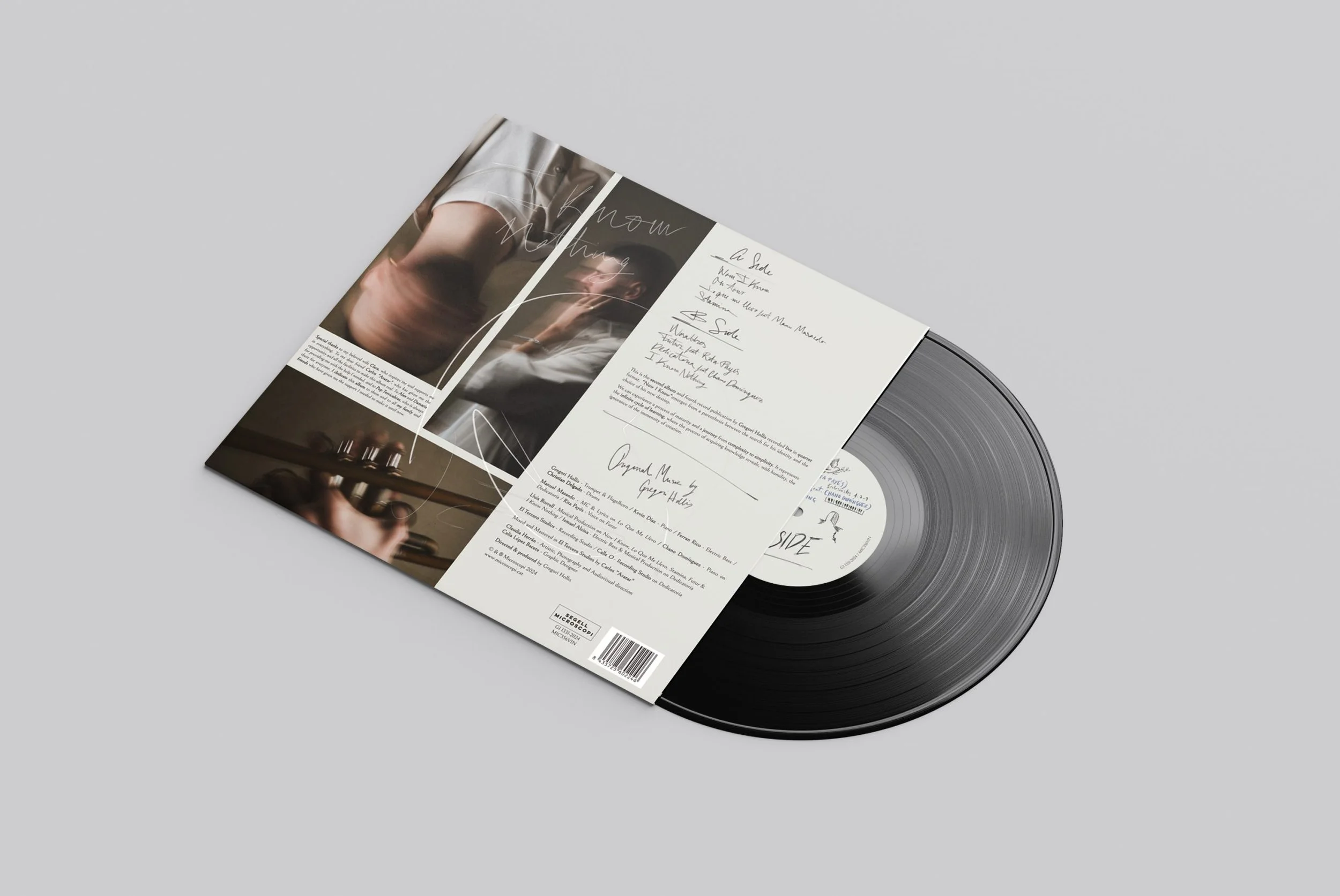 Vinilo Gregori Hollis contra portada