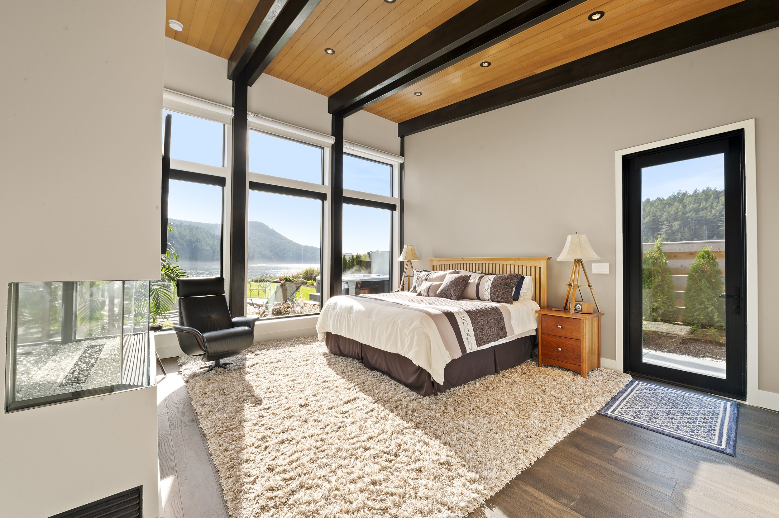 Master bedroom photography