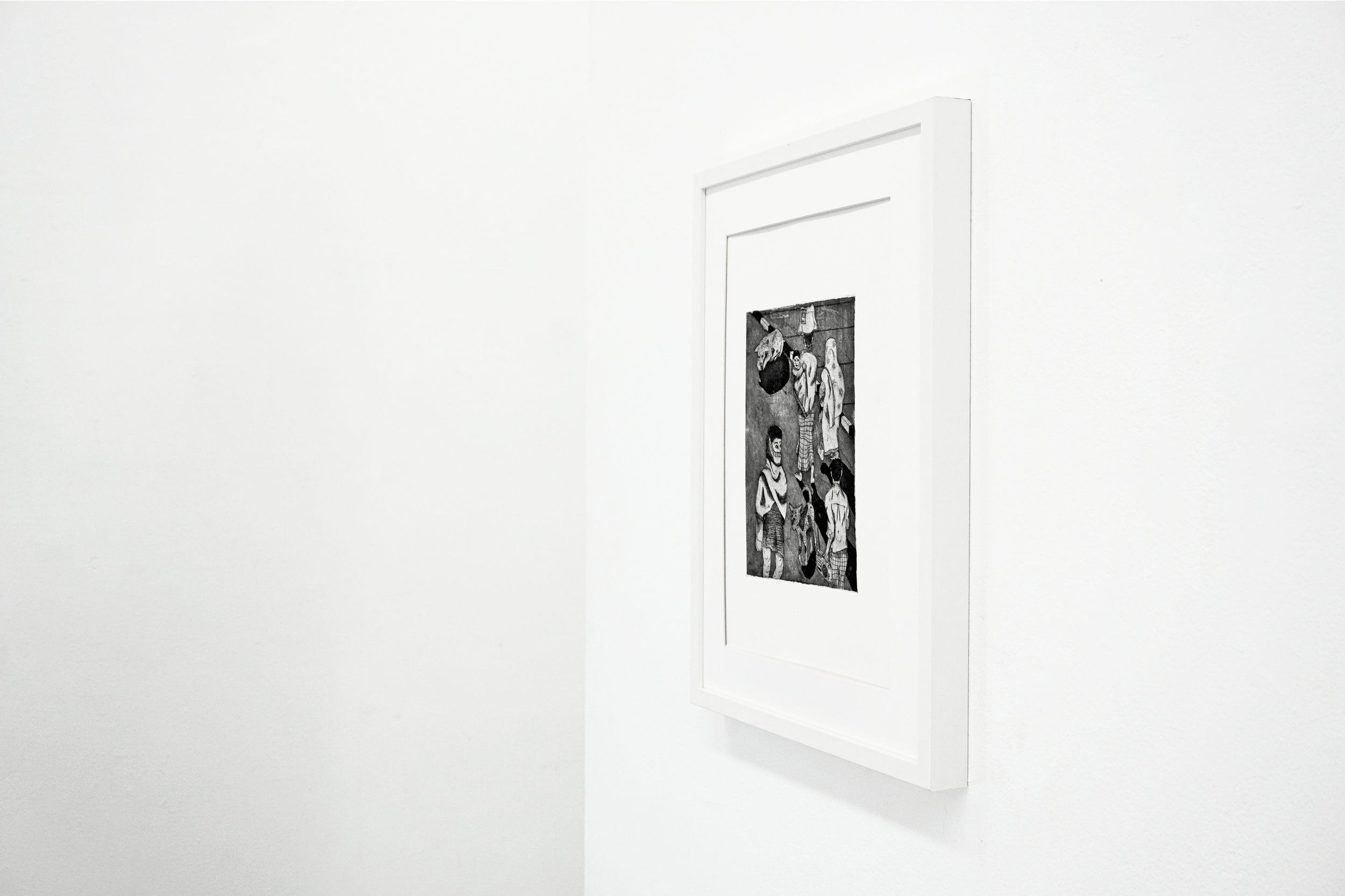 সকালের আলো (morning light), 2021, Intaglio Etching