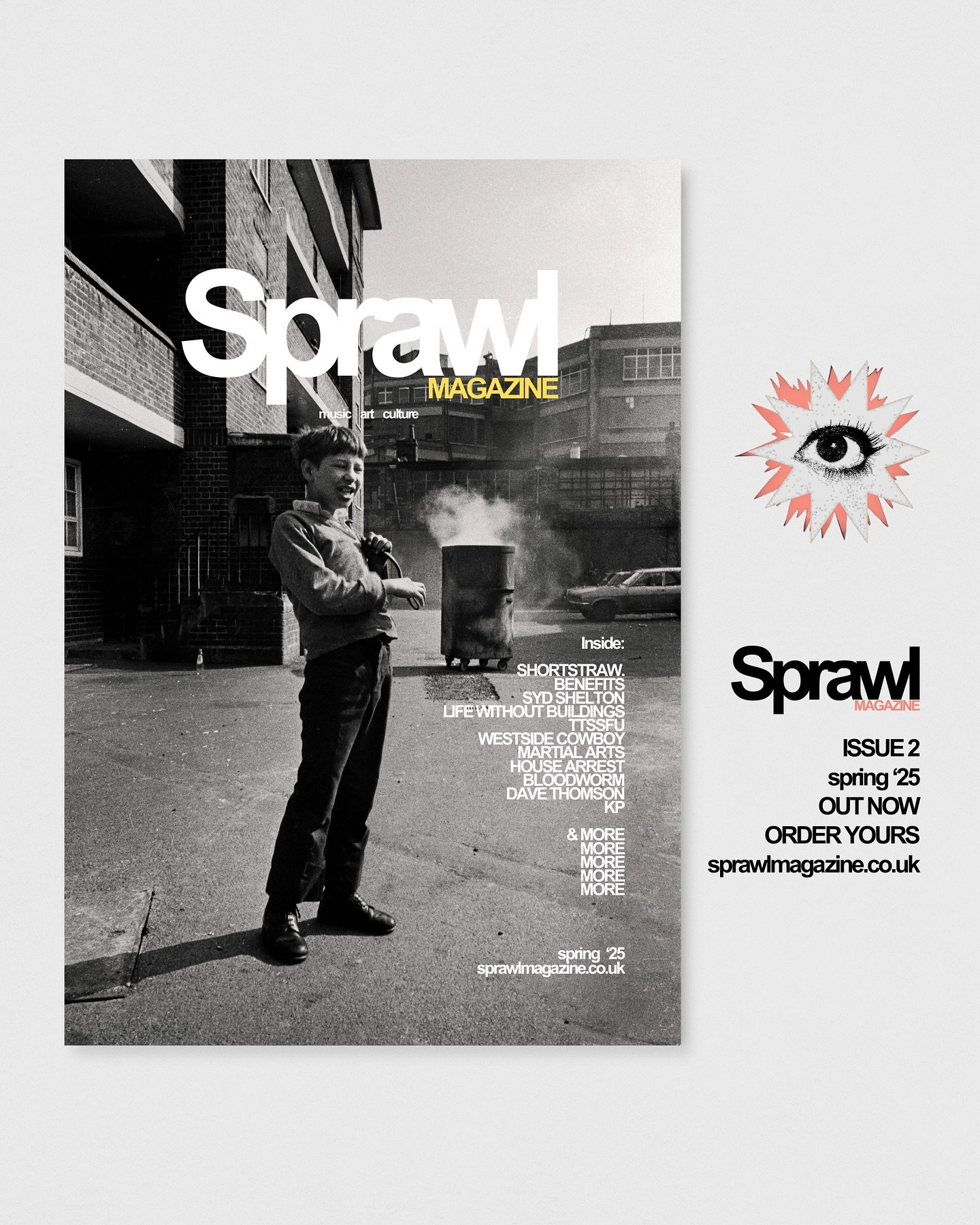 Issue 2 is out now!
Grab the limited edition in print magazine 
or read it online &mdash; sprawlmagazine.co.uk 

Featuring:
@benefitsuk 
@shortstrawuk 
@syd.shelton.9 
@martialartsband 
@hollyhead.band 
@ttssfu 
@westsidecowboyyy 
@housearresthousear
