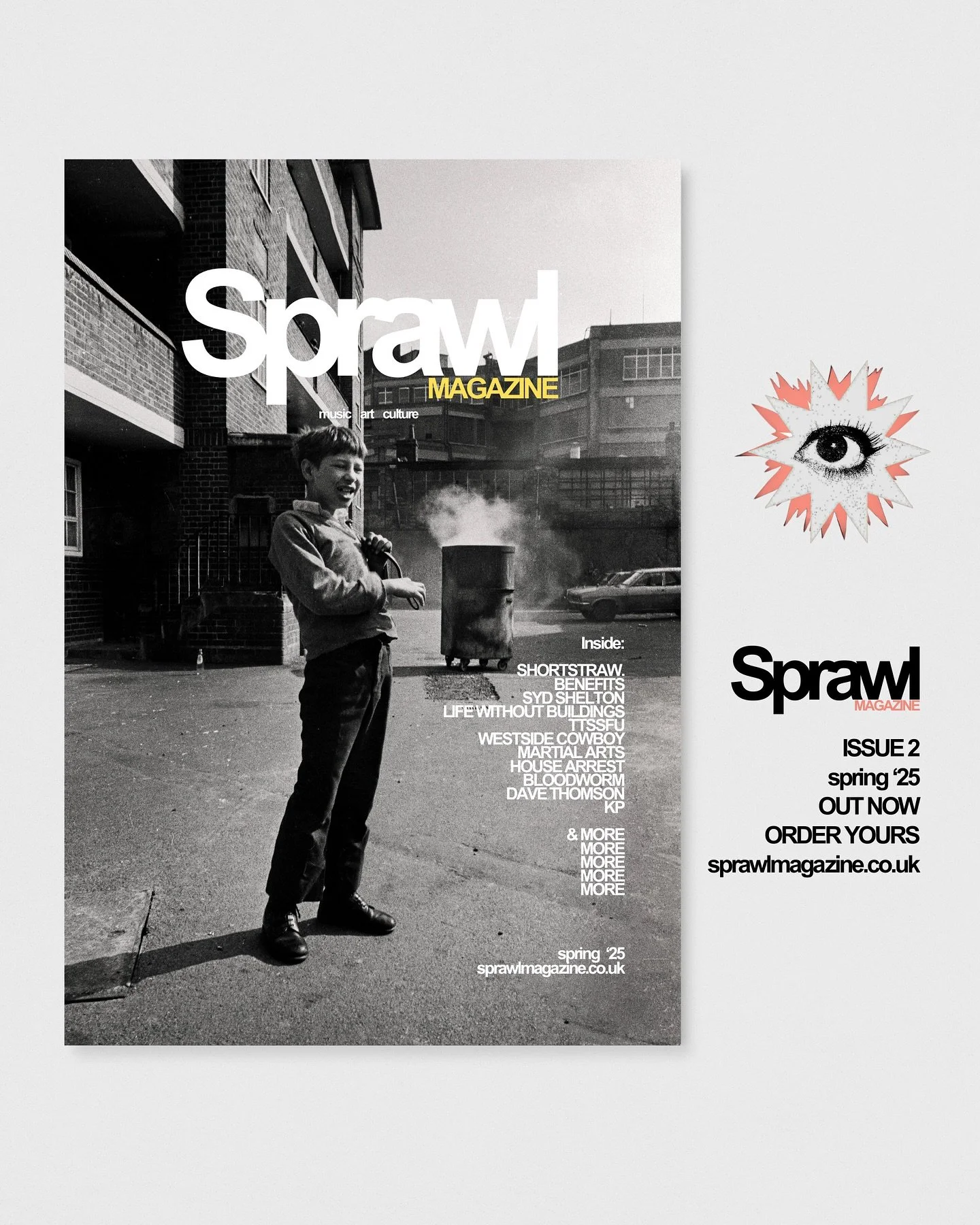 Issue 2 is out now!

Grab the limited edition in print magazine 
or read it online &mdash; sprawlmagazine.co.uk 

Featuring:
@benefitsuk 
@shortstrawuk 
@syd.shelton.9 
@martialartsband 
@hollyhead.band 
@ttssfu 
@westsidecowboyyy 
@housearresthousea