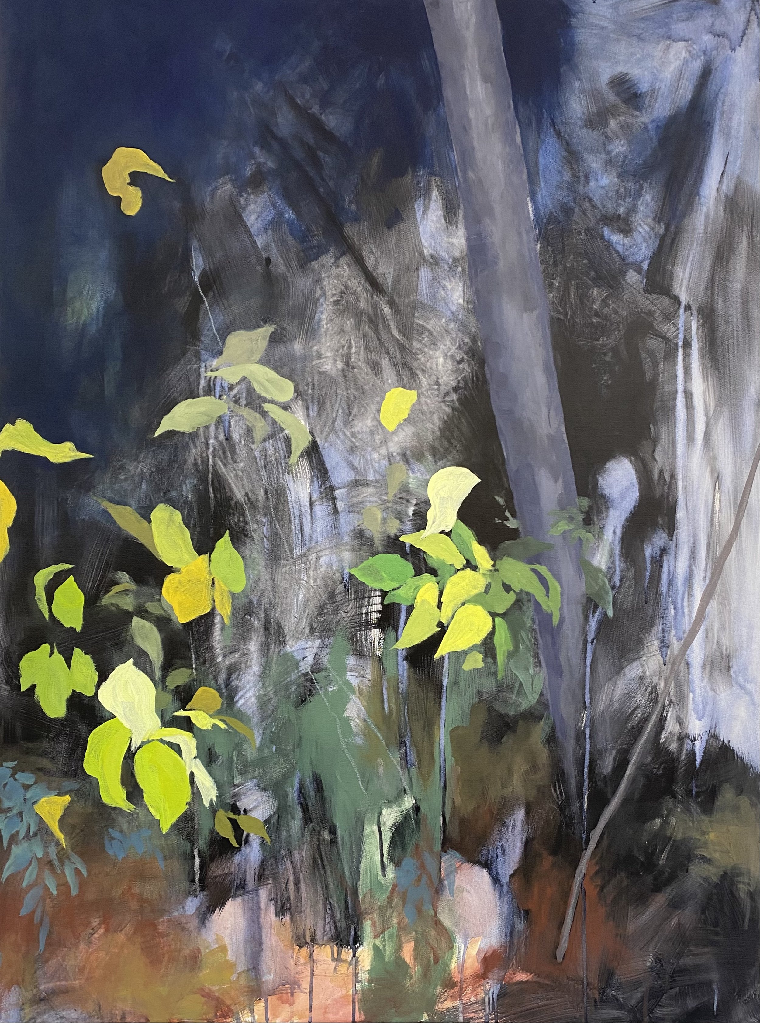 Landscape of a Lost Mind
36x48
acrylic and oil pastel on canvas
2023