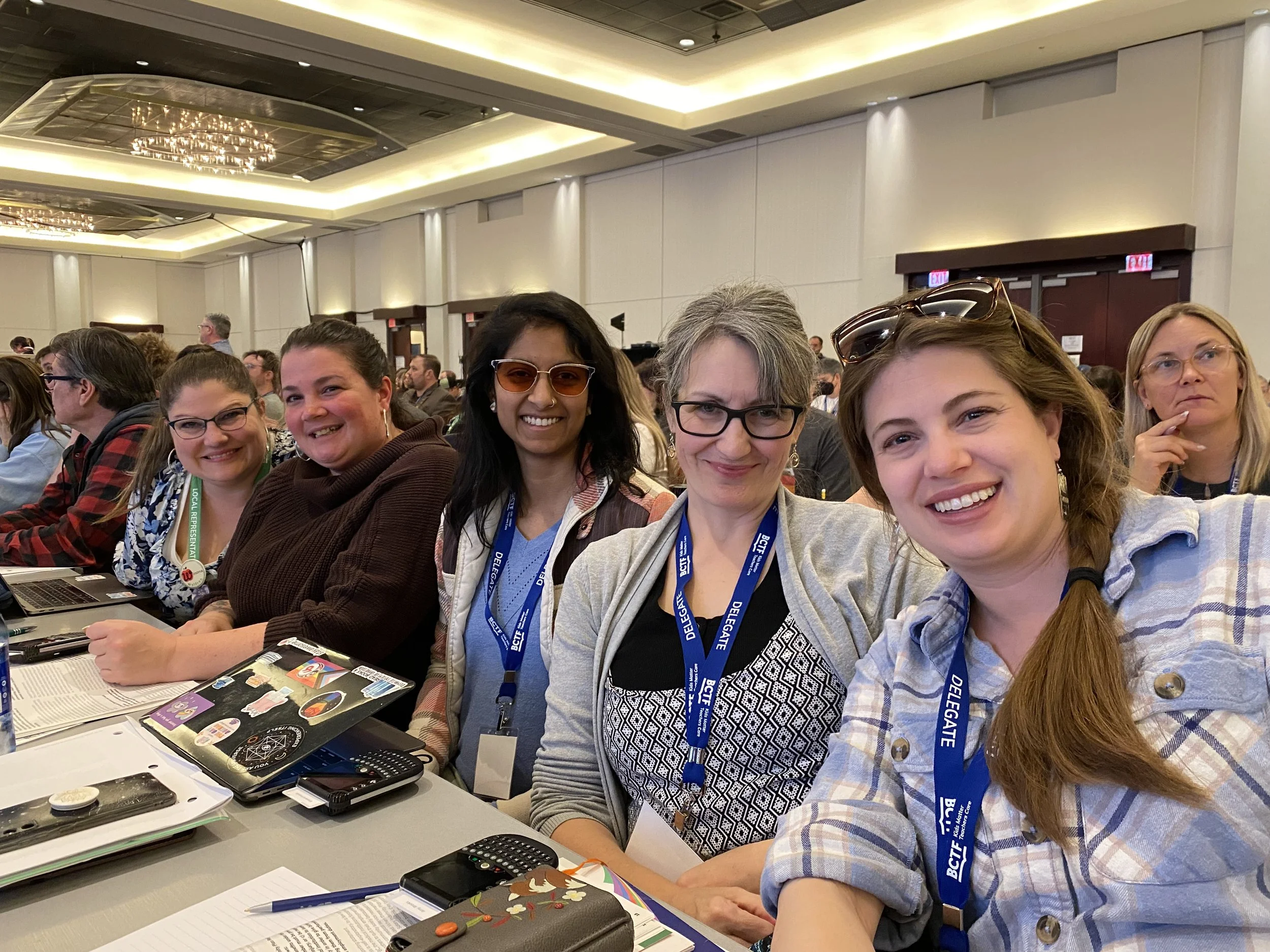 Sunshine Coast Teachers at the BCTF AGM 2025</span>