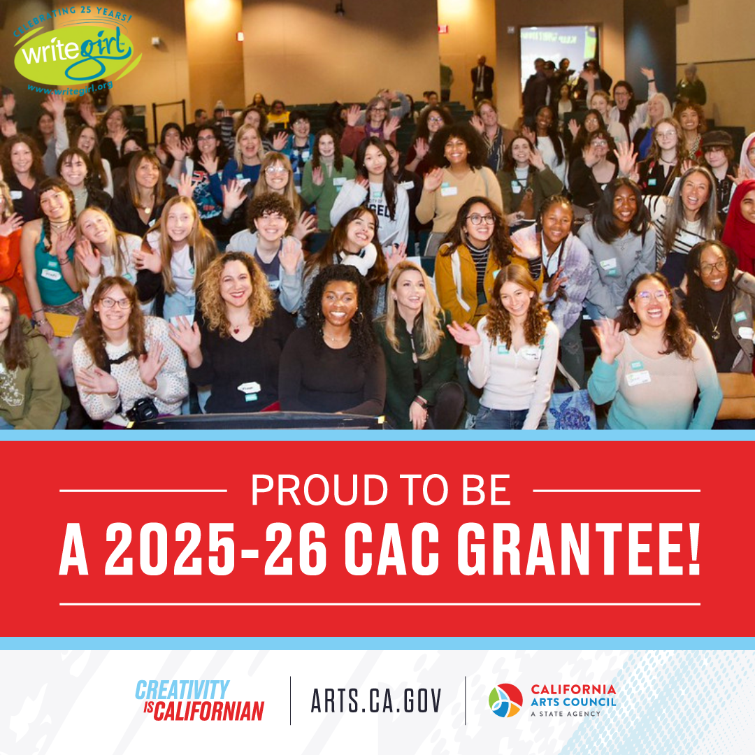 WriteGirl Awarded Grant from the California Arts Council