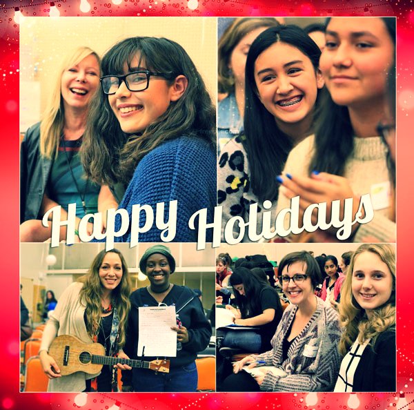 Happy Holidays from WriteGirl
