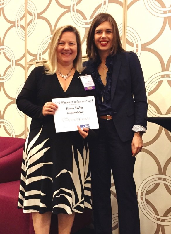 L.A. BIZ: WriteGirl Exec. Dir. Keren Taylor Receives Women of Influence Award