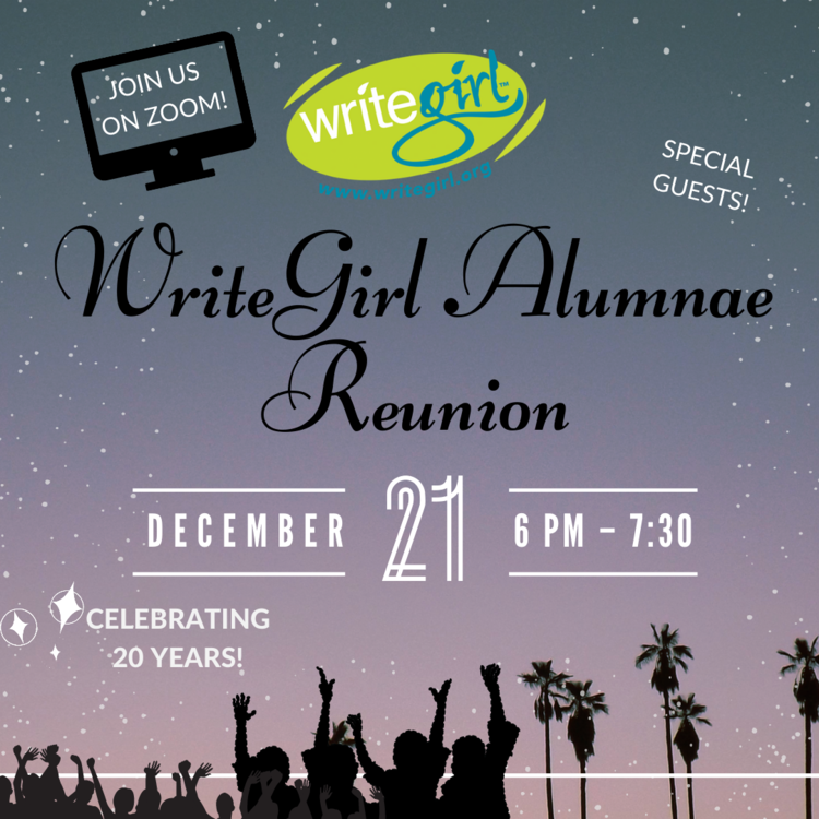 WriteGirl Alums Reunite Online for 20th Anniversary