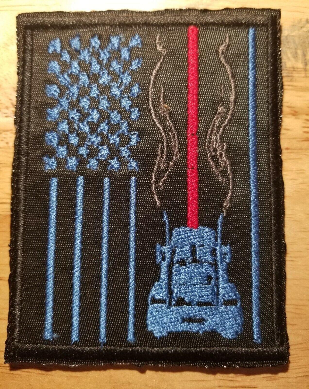 Front Line Trucker - Iron On Patch 10282