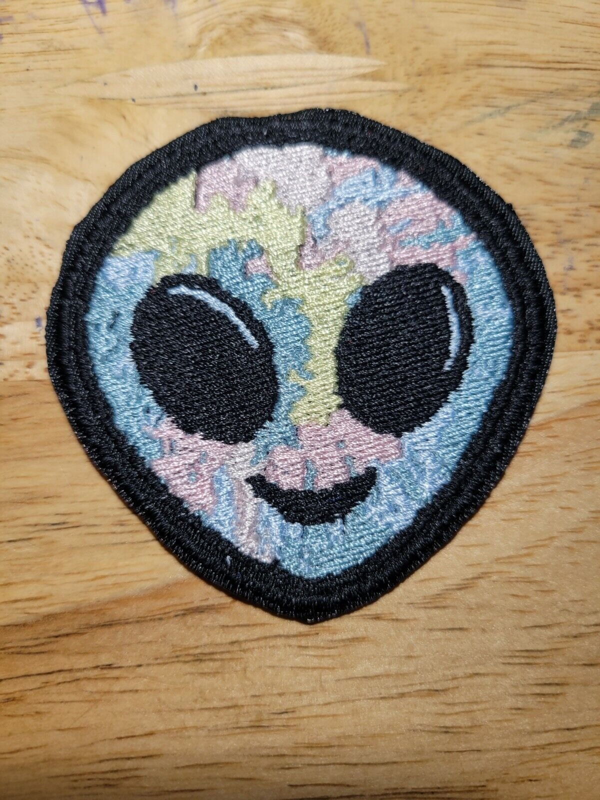 Pastel Alien - Iron On/Sew On Patch 10488