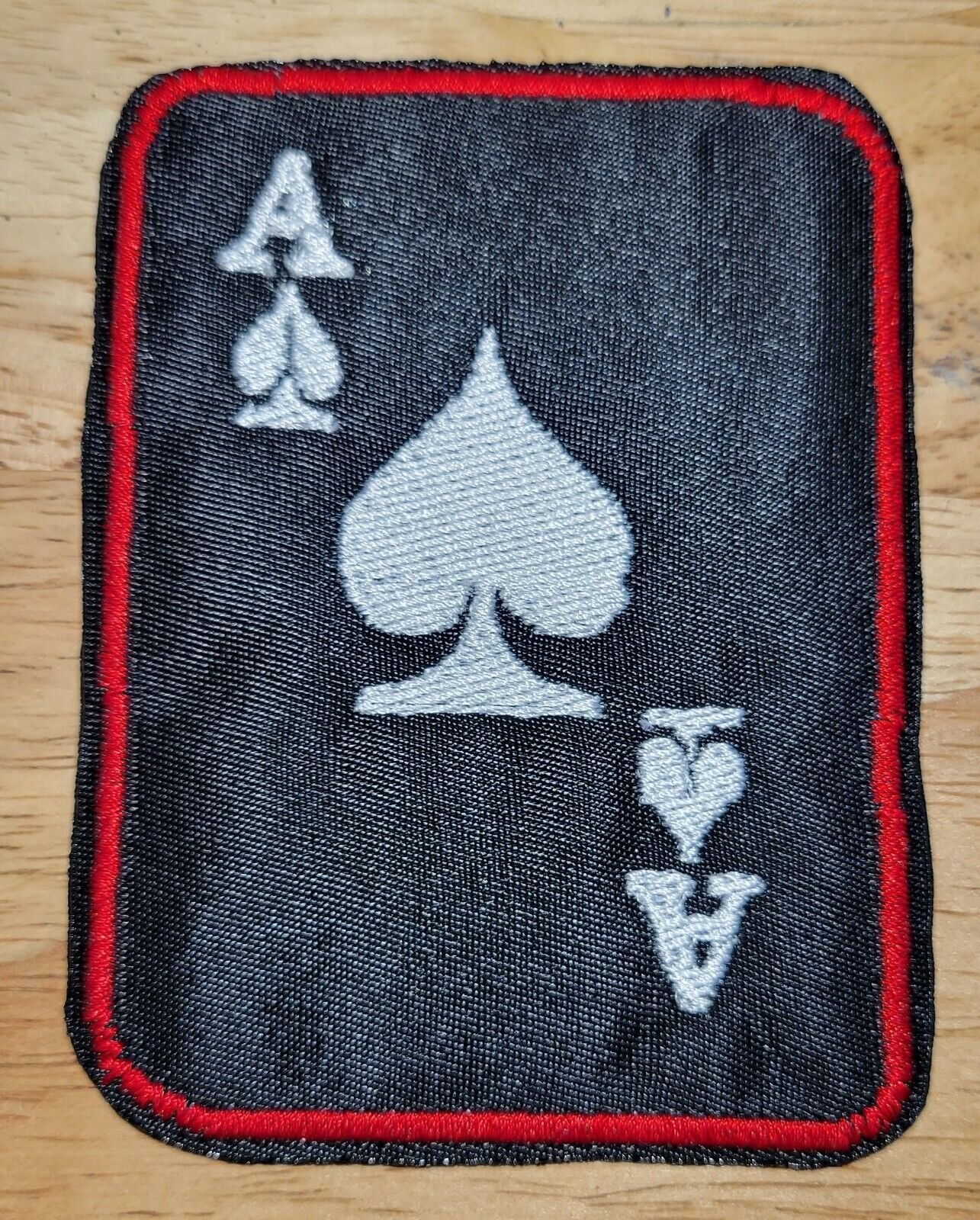 Ace Of Spades - Iron On/Sew On Patch 10480