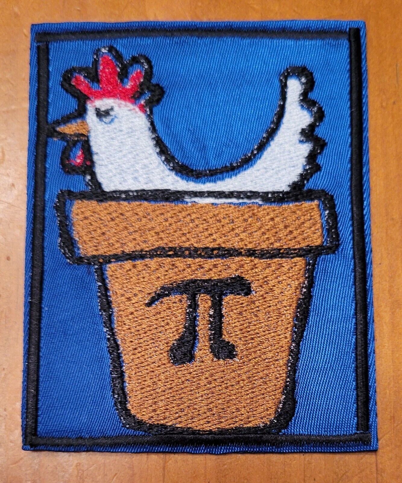 Chicken Pot Pi - Iron On Patch 10666