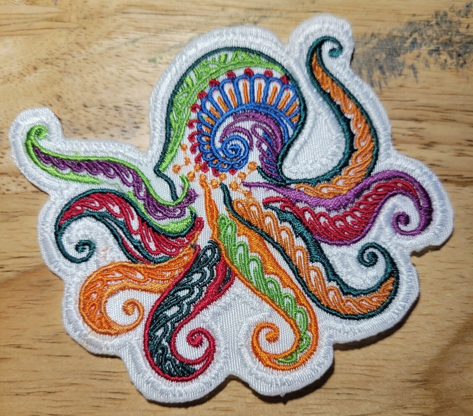 Mehndi Octopus - Iron on Patch 10437