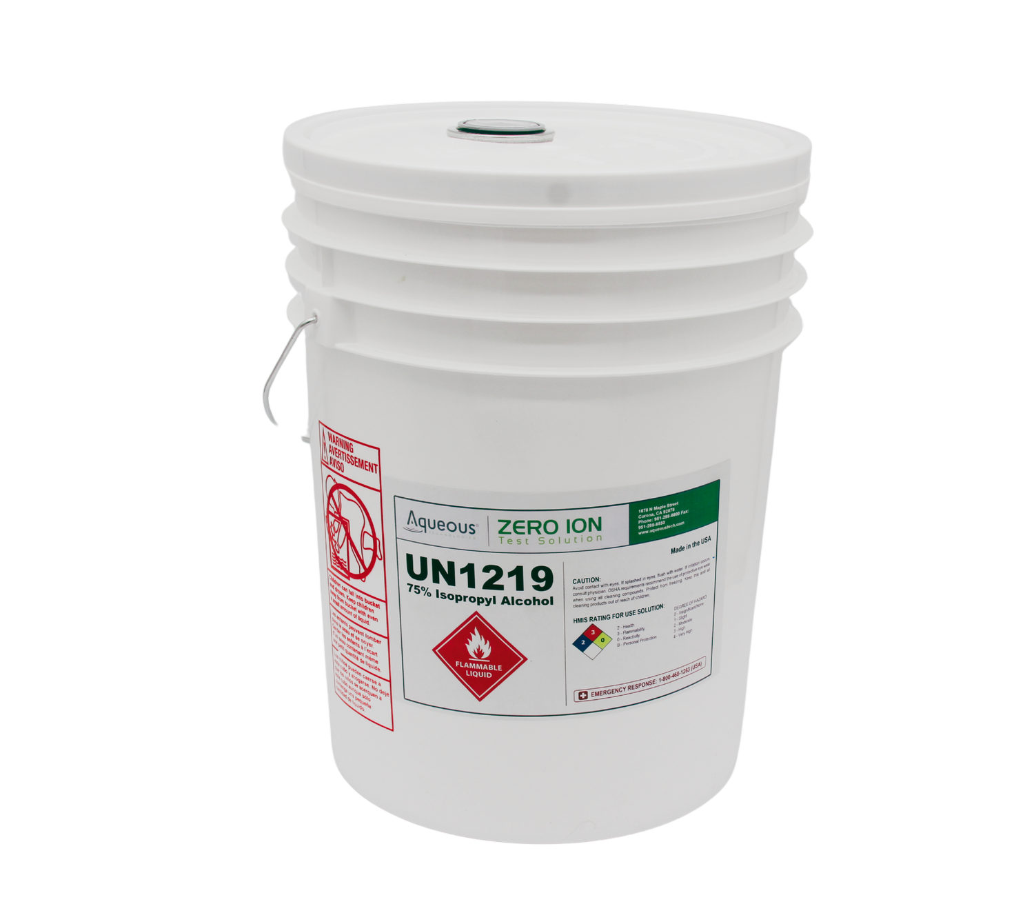 Test Solution, 5 Gallons (18.93 L) — Aqueous Technologies