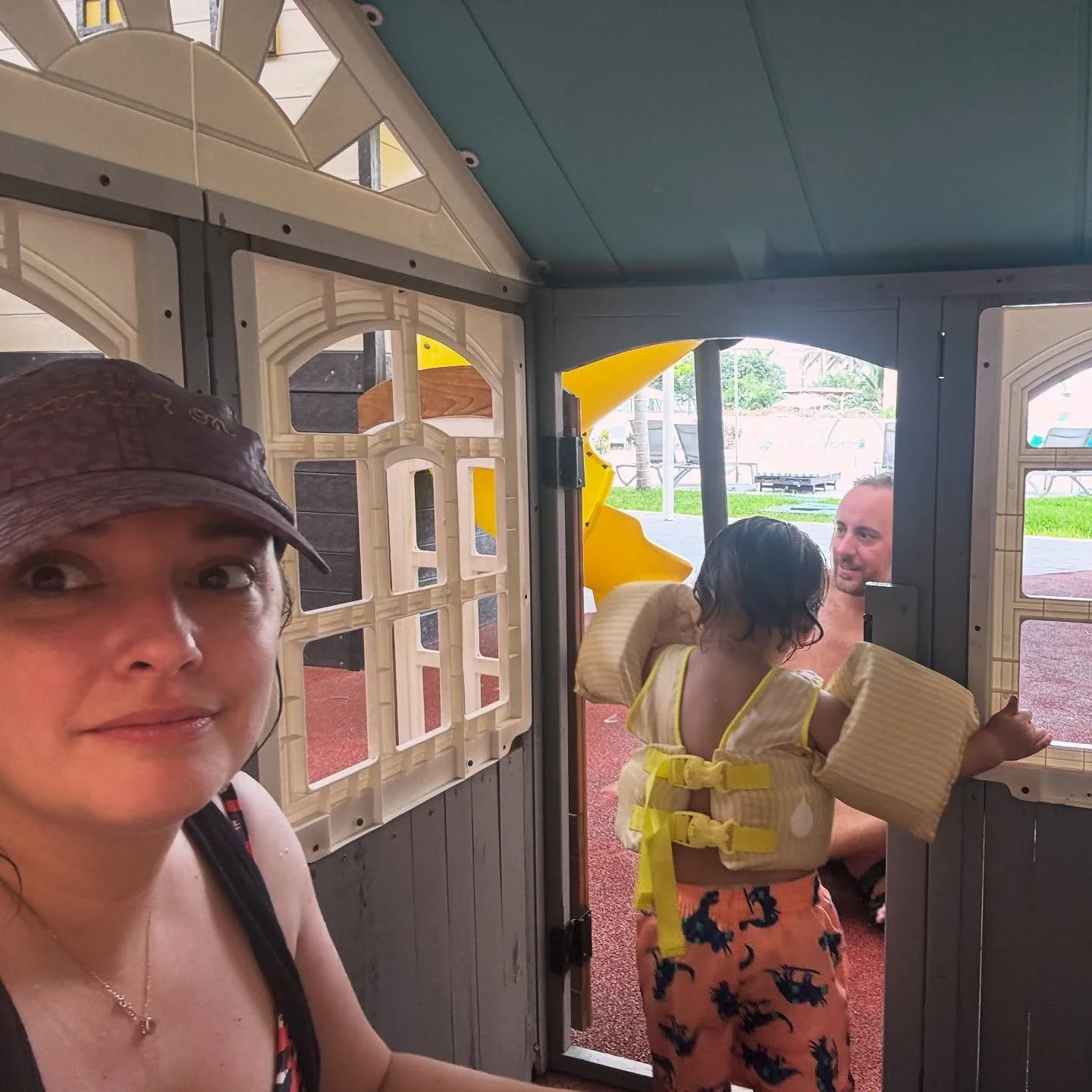 🏠 Tiny house adventures in Mexico. 

🌎 Follow @we.wander.on &amp; @wander.onwings, @eatingwithlinc 

📍 @grandpalladiumselectcm 

#mexicokid #wanderonnola #wanderout #travelwithkids #travelwithme #mexico #travelingwithbaby #wewanderon #cancun #airp
