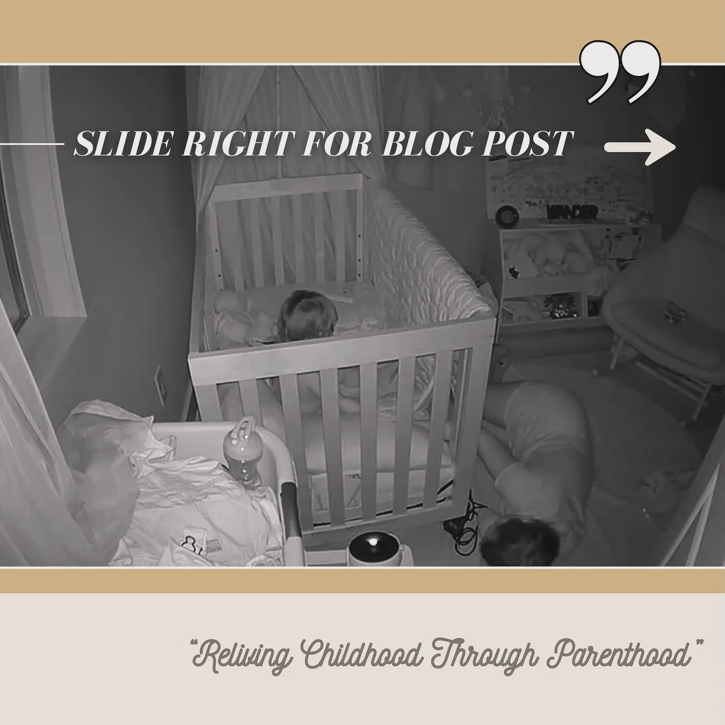 Reliving Childhood Through Parenthood 💛

I remember my dad telling me he used to crawl out of my room at night because I refused to let him leave until I was asleep.

At the time, I thought it was sweet&hellip; maybe even a little dramatic.

But now