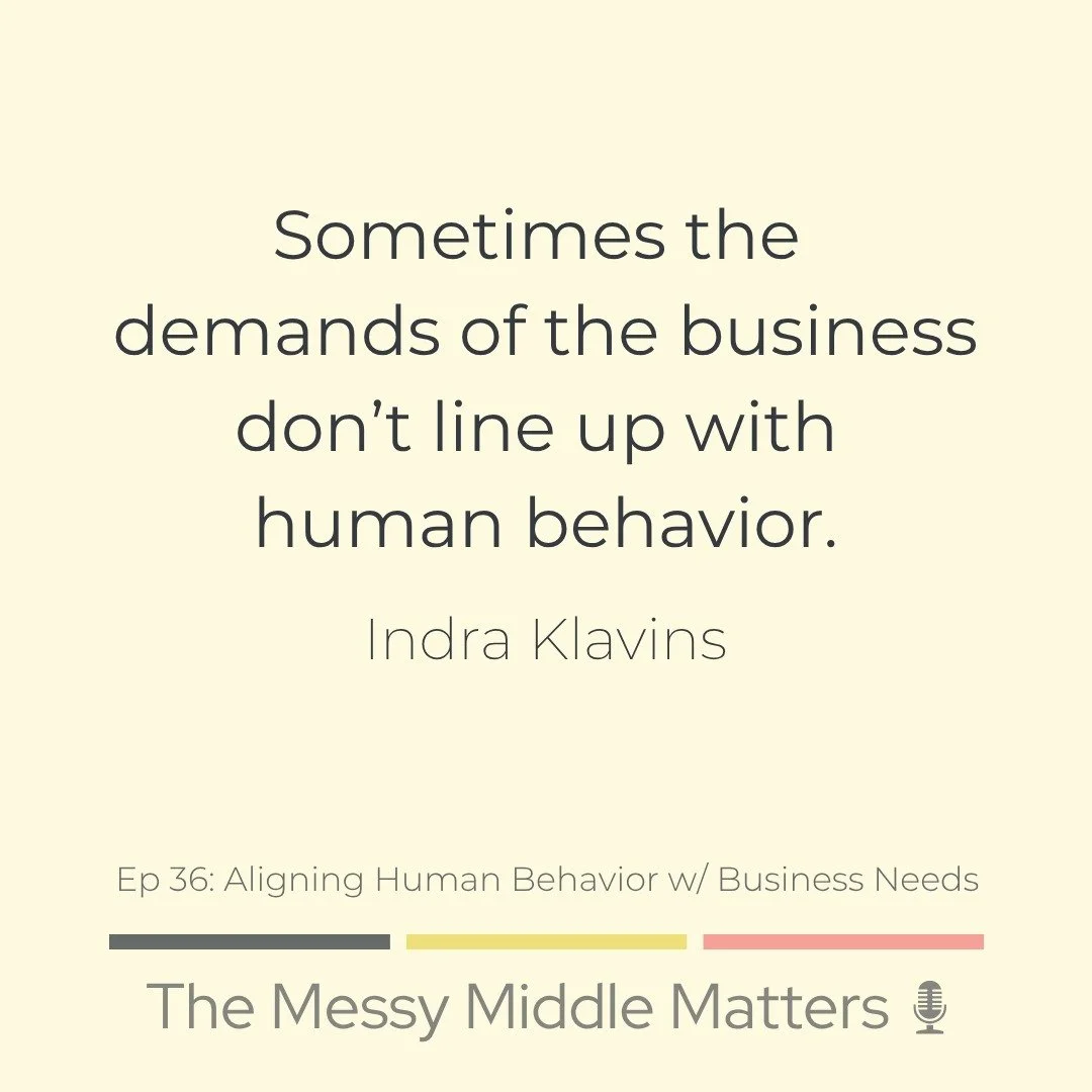 When business needs and human behavior don&rsquo;t align, things break down. The fix isn&rsquo;t more process. It&rsquo;s understanding both sides of the equation; improving communication, fostering trust, and building motivation.

Ep 36: Aligning Hu