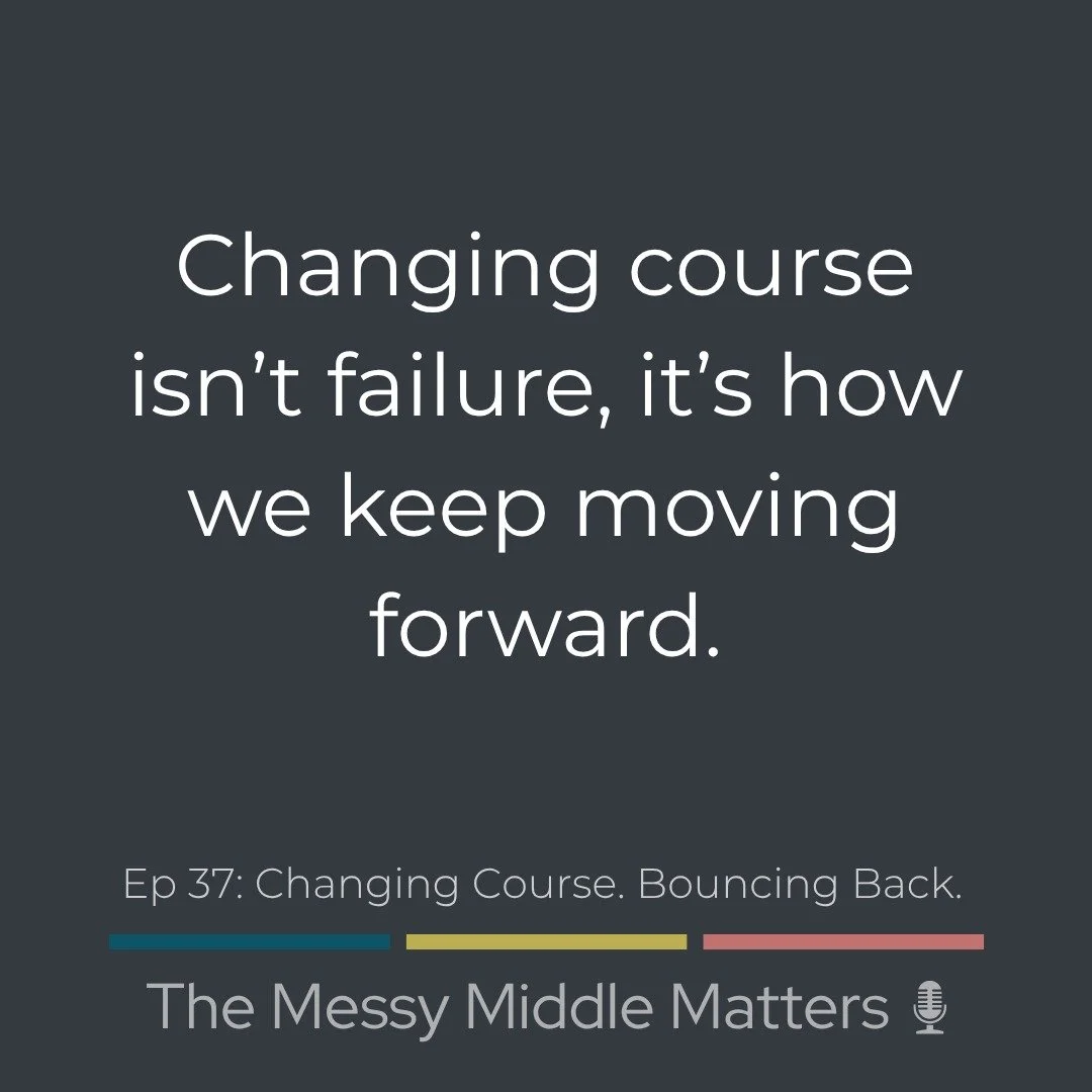 Every pivot teaches you something.
Every setback builds your toolkit.
Every bounce-back counts.

Ep37: Changing Course. Bouncing Back. with author and cocrator of @monstersarent_real @nancykrulik