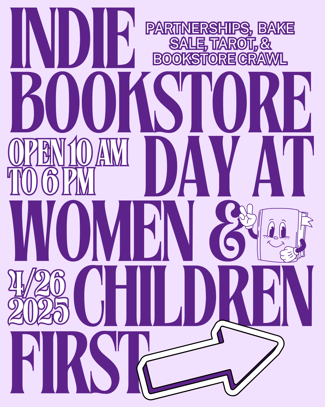 Indie Bookstore Day 2025 design for promotions