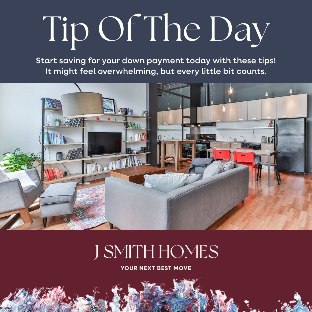 Start saving for your down payment today with these tips! It might feel overwhelming, but every little bit counts.

1. Decide how much you need and when you want to buy, then break it into monthly savings targets.

2. Open a dedicated account and set