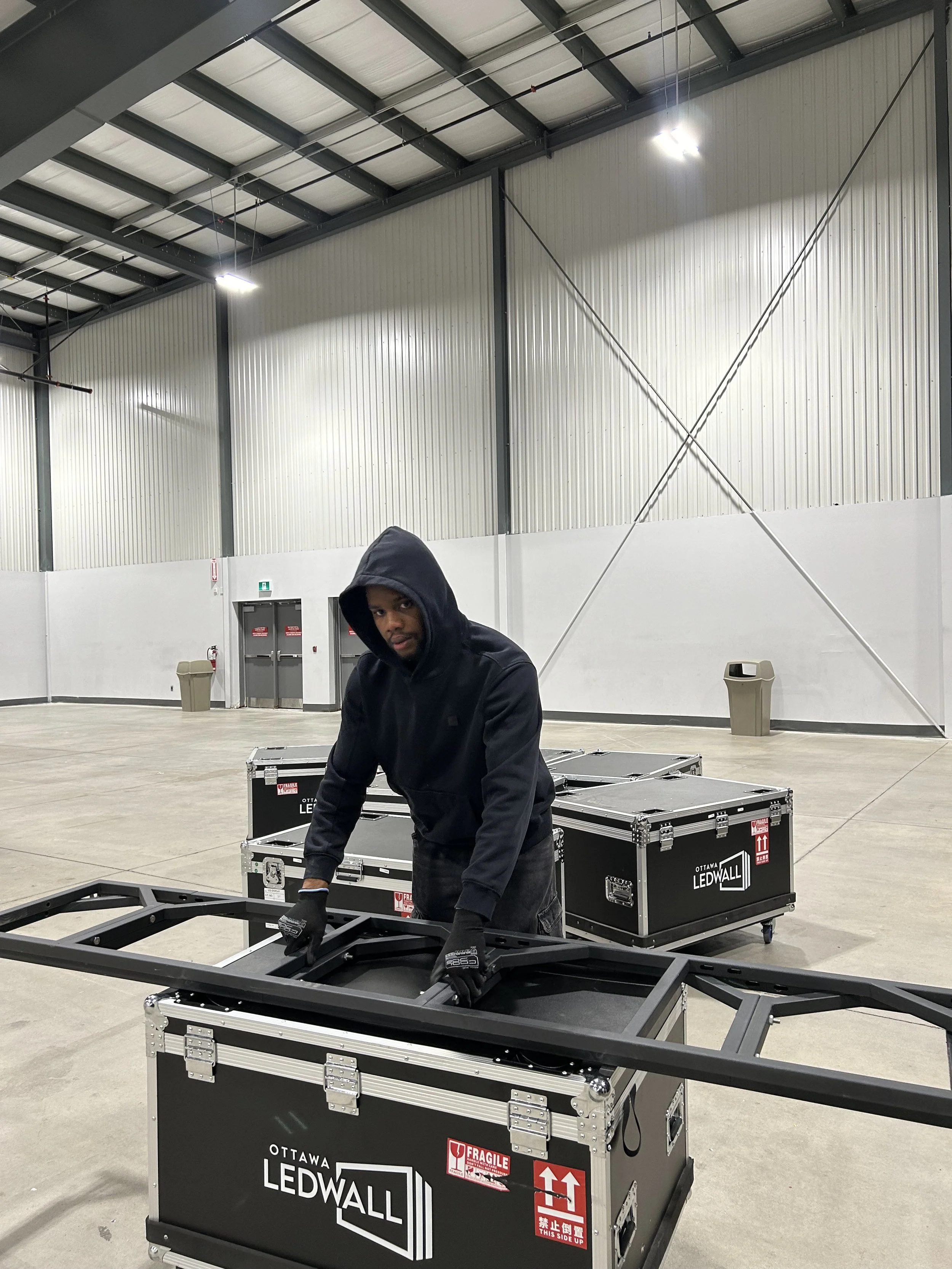 Theatre venue LED wall