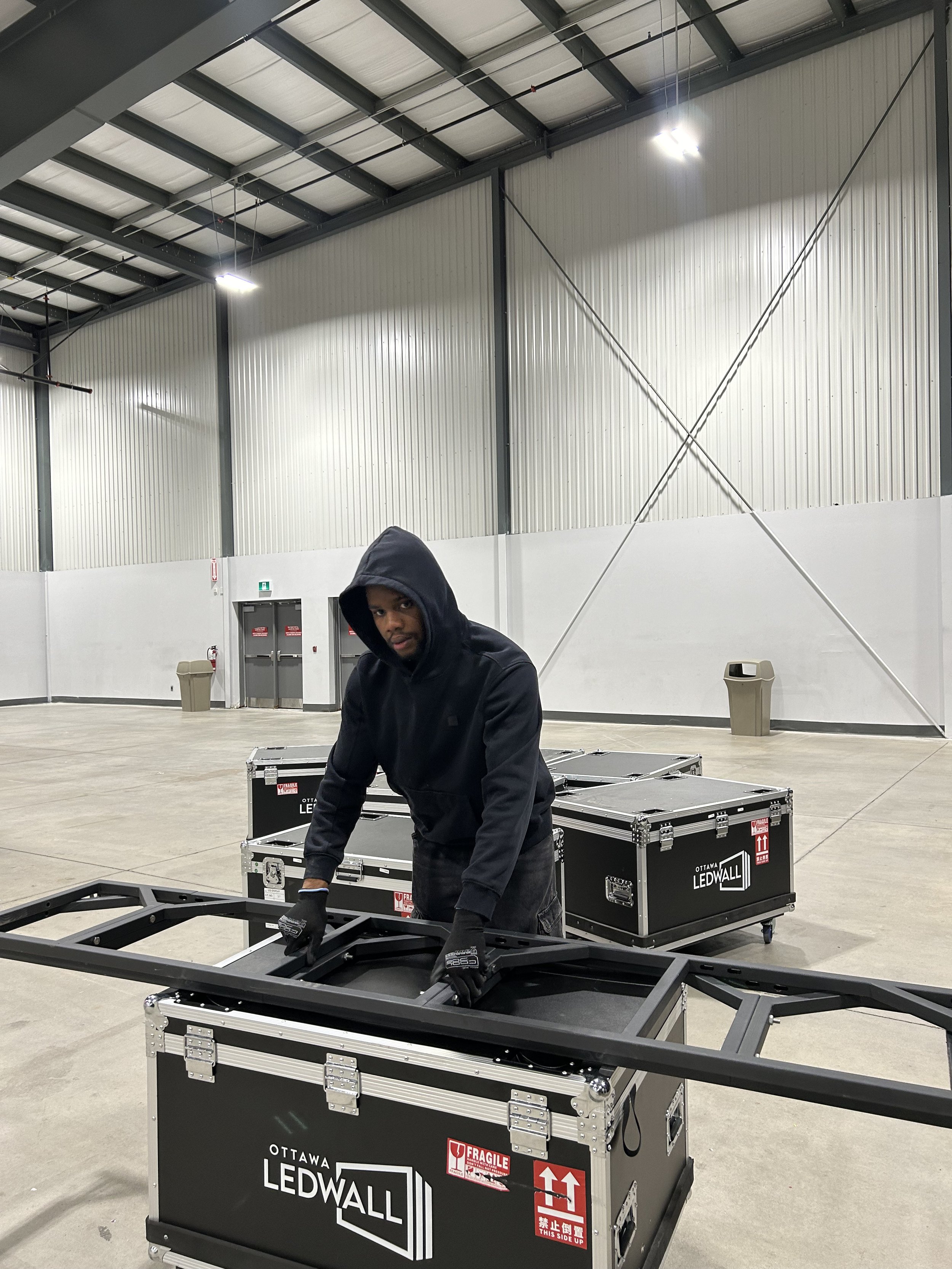 Technical considerations for LED wall installation at EY Centre