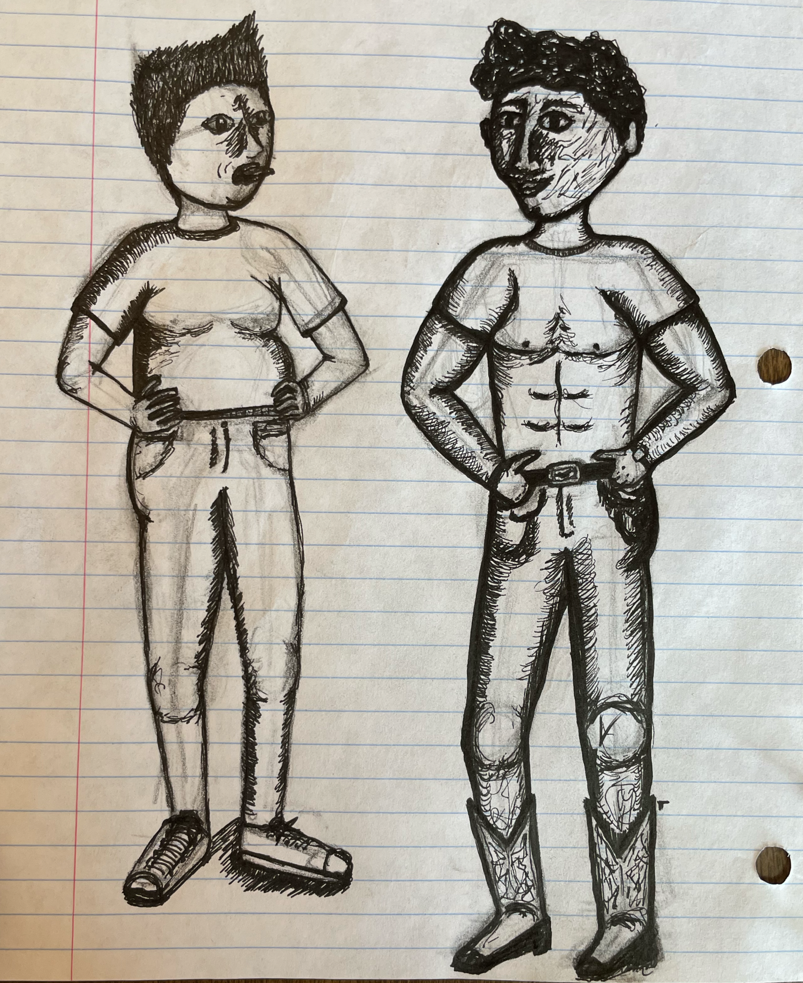 Graphite & Black Ink