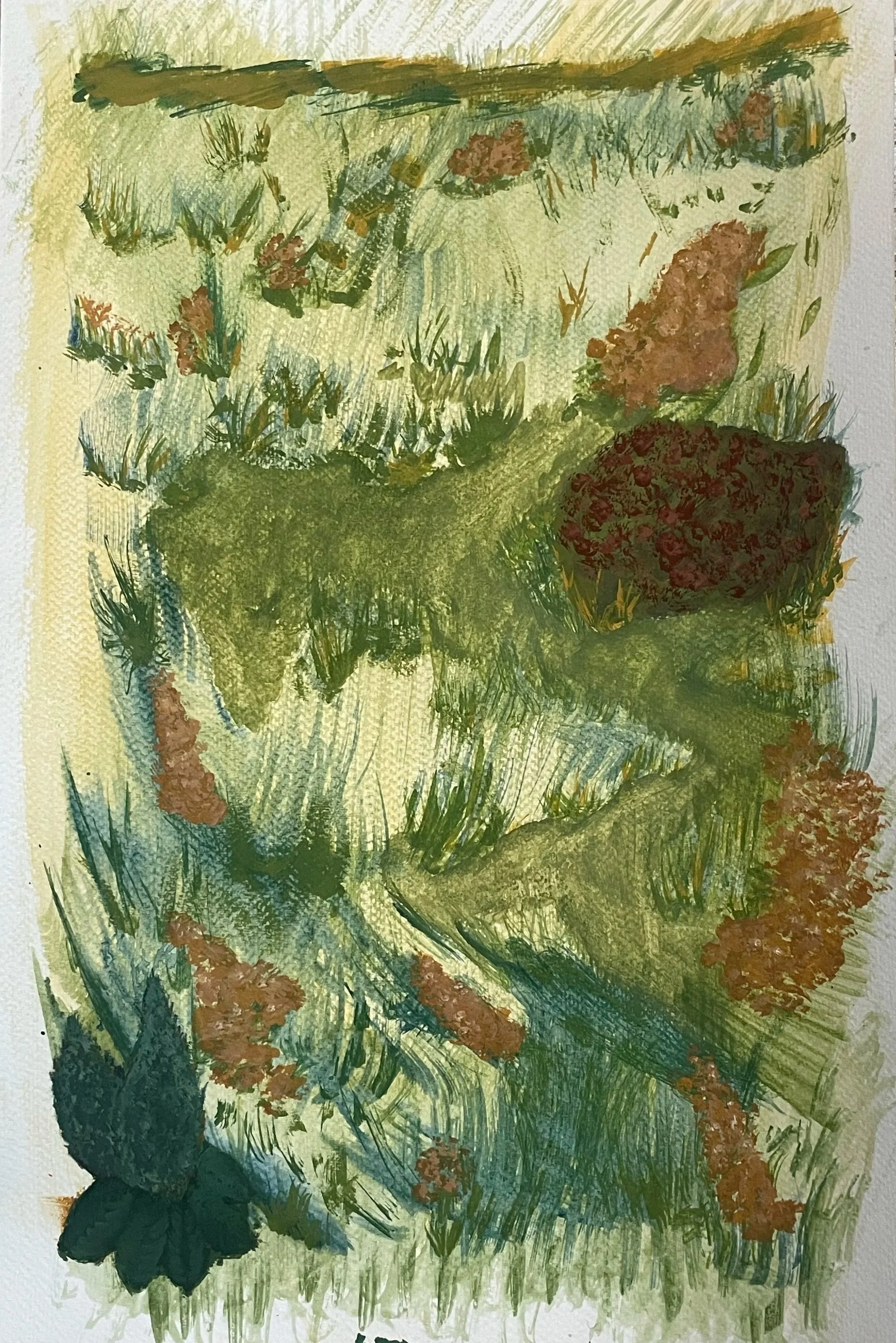 "Exercise in Watercolor" [Watercolor on Paper] (2025)