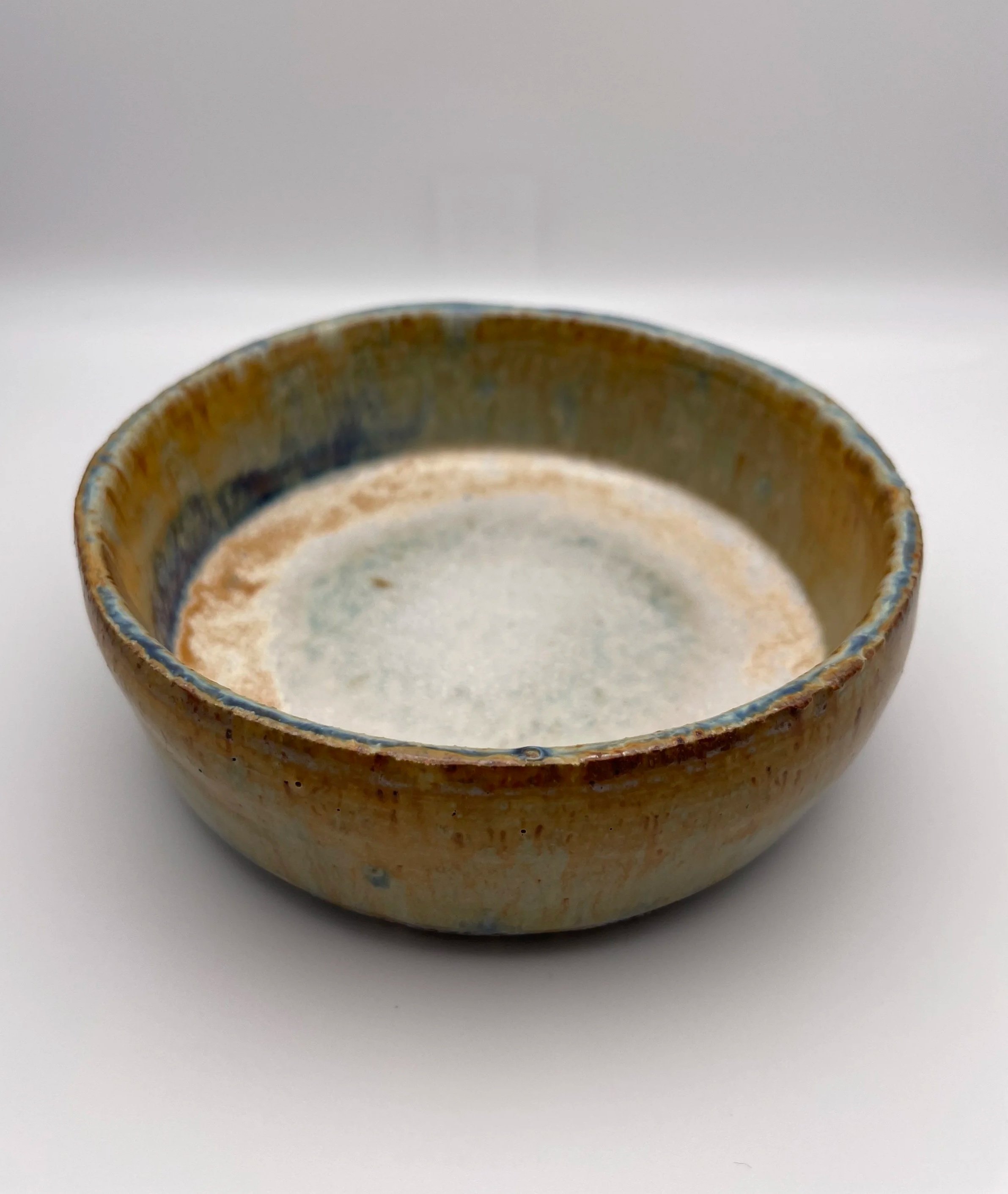 "Coastal Foam Bowl" [Cone 10 Reduction] (2024)