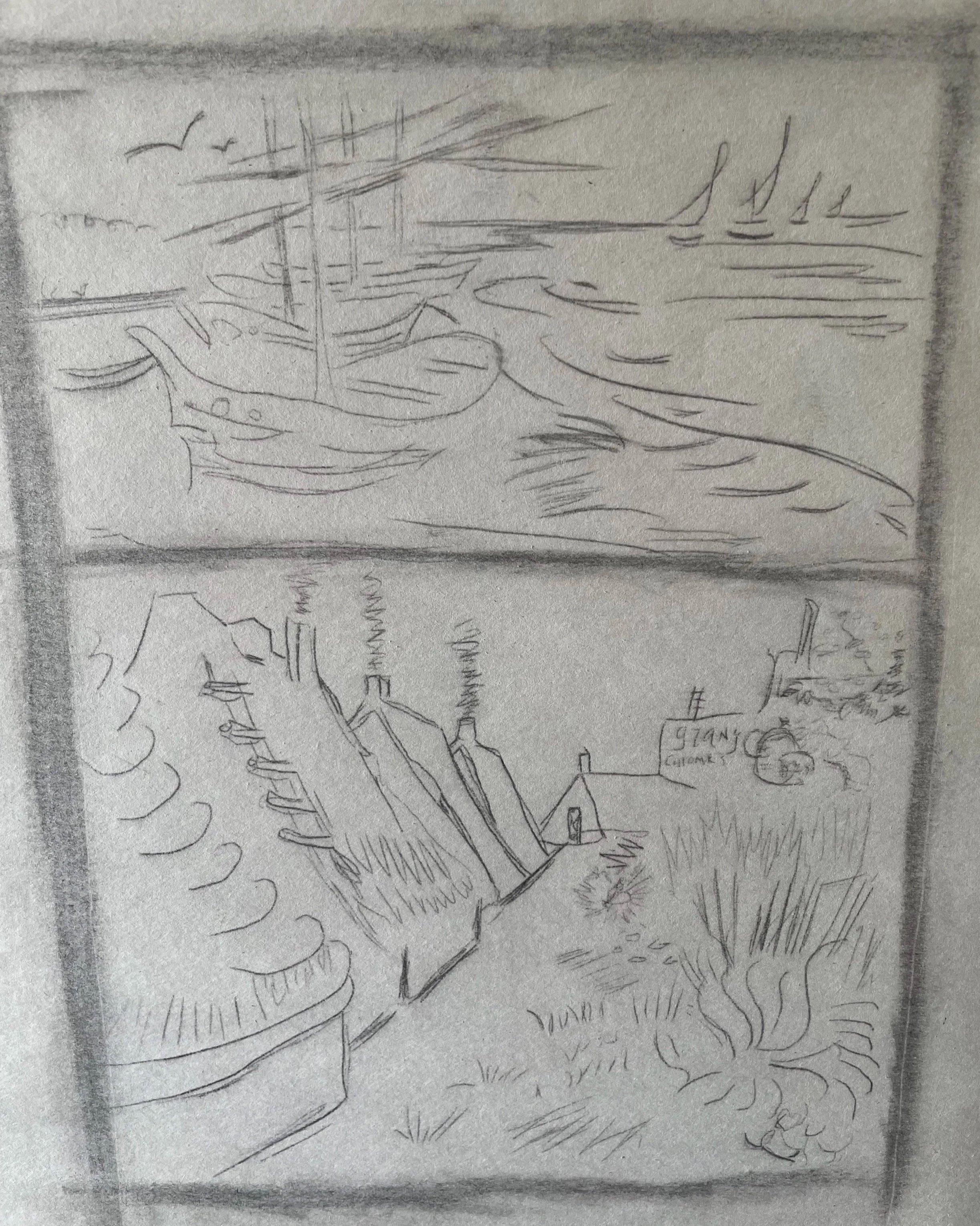 "A Study of Vincent Van Gogh" Graphite Pencil