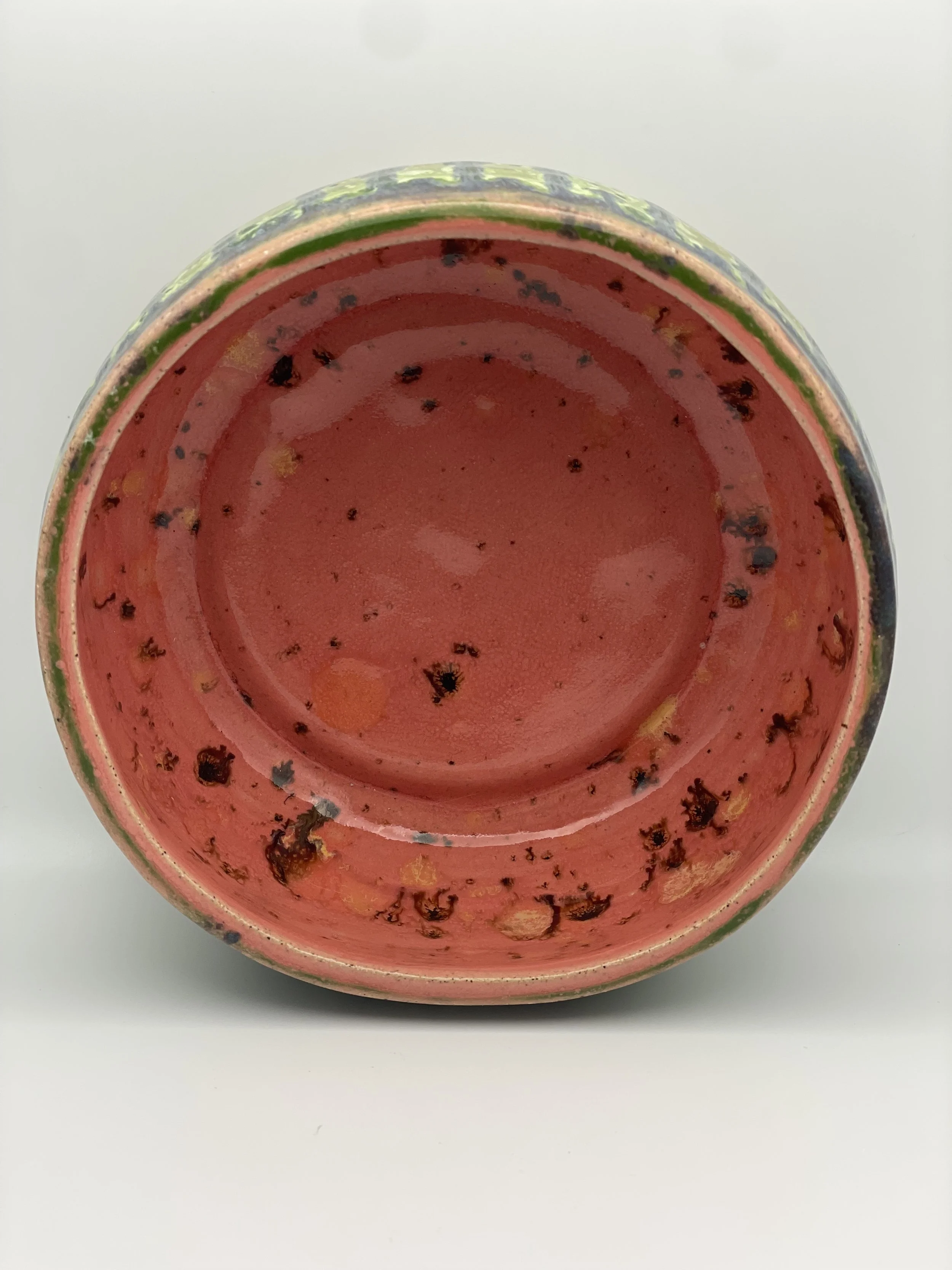 "Watermelon Bowl" [Cone 6 Oxidation] (2024)