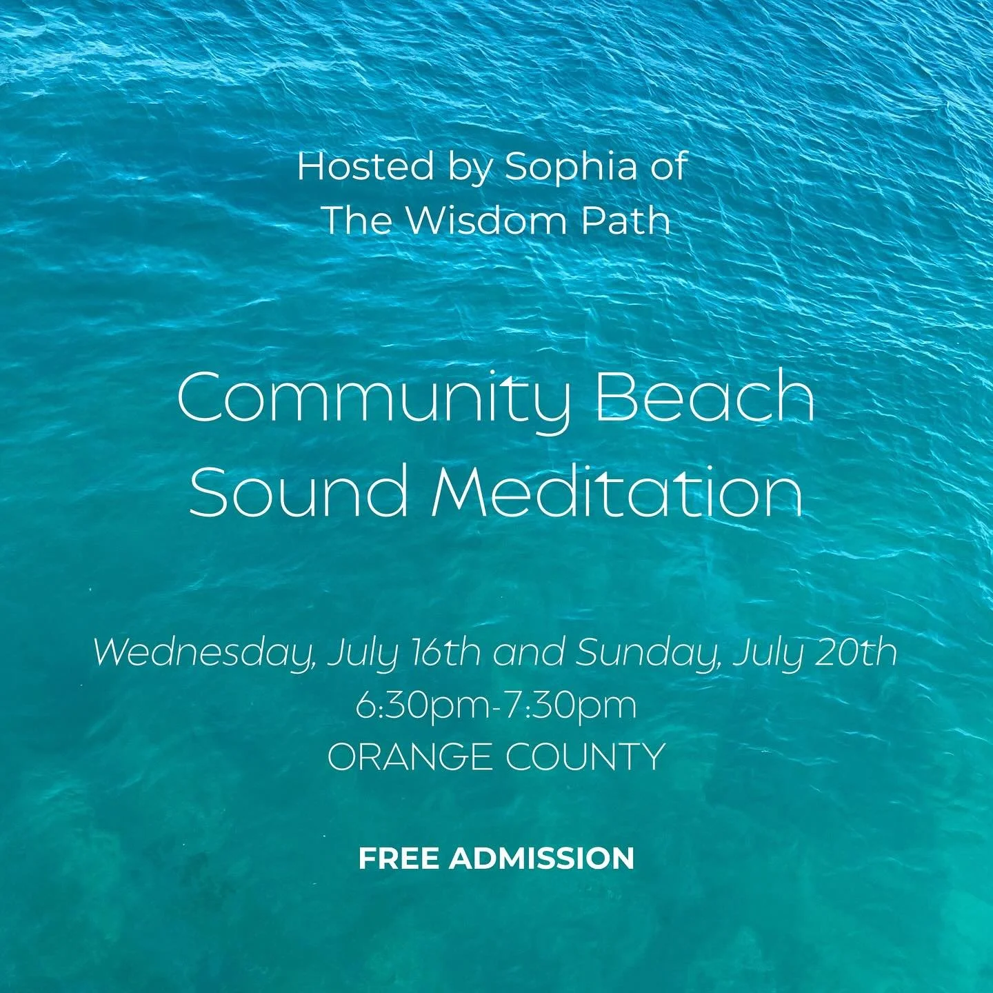 Nothing warms my heart more than connecting with others. Sharing the power of sound meditation with people. This is the first free offering The Wisdom Path has done and if this is something that this community is looking for, there may be more in the