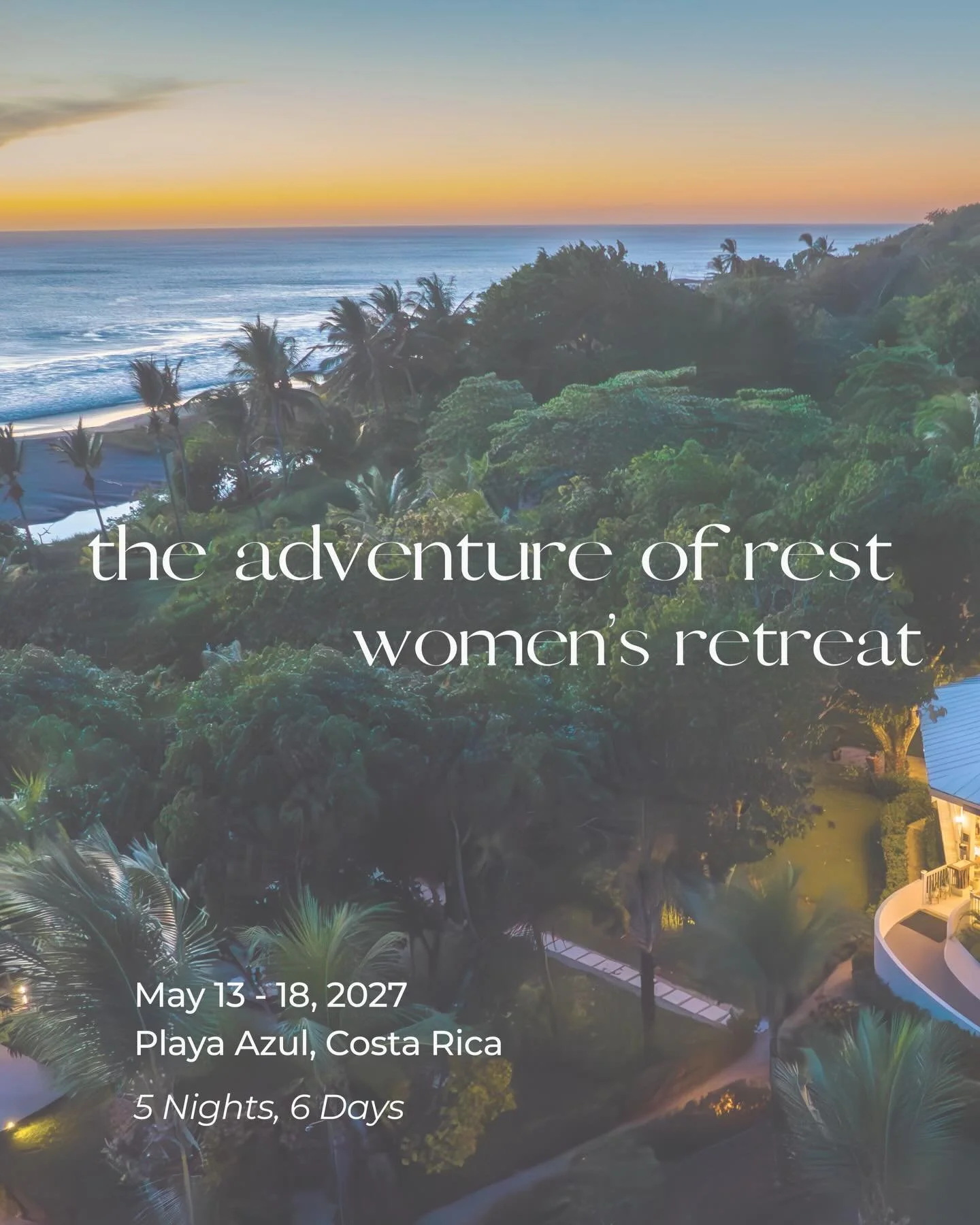 the adventure of rest women&rsquo;s retreat &bull; Playa Azul, Costa Rica 

The Early Waitlist link is in bio✨

Those on the waitlist will get all the details first about this experience. 

For a limited time receive $222 off your retreat!

Enrollmen