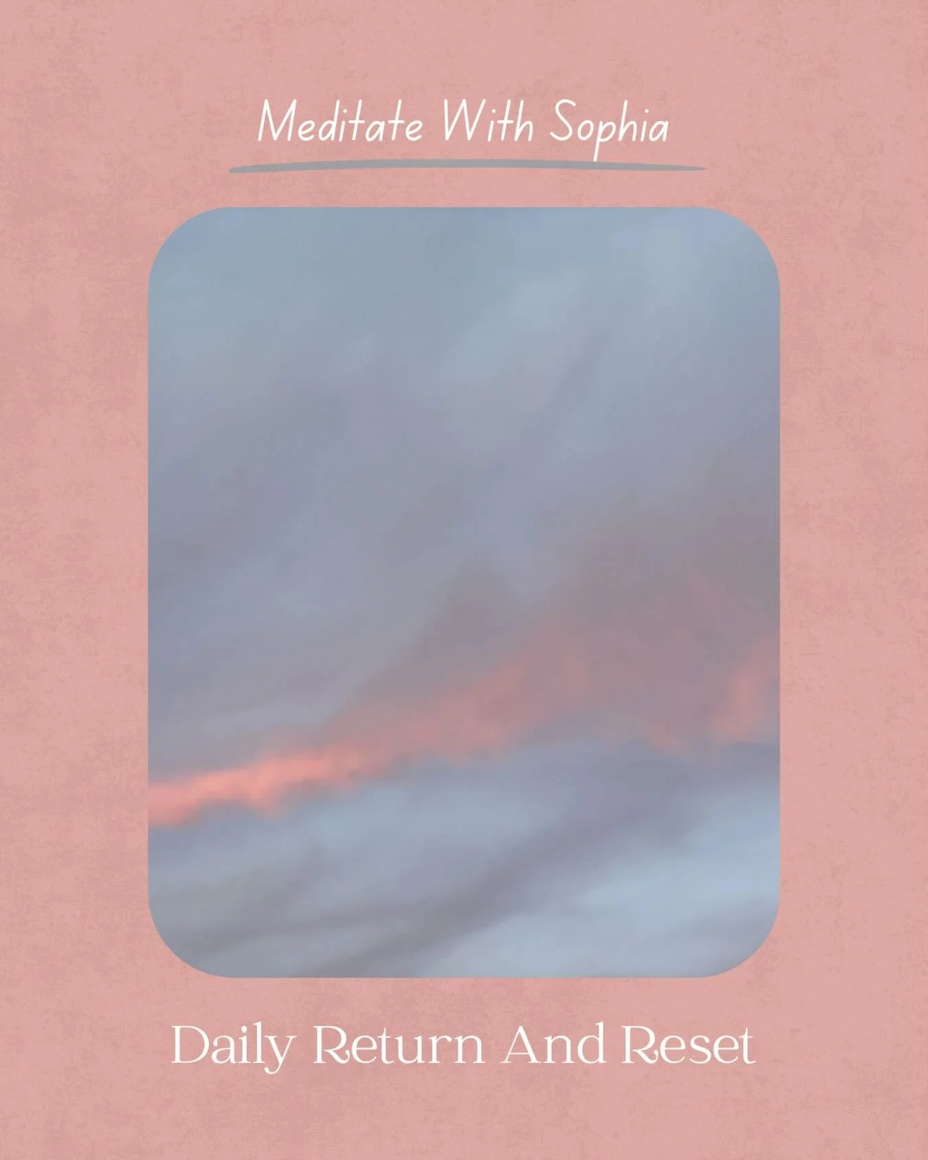 Daily Return and Reset (10 Min)

&ldquo;This guided meditation focuses on resetting your breath, cultivating your visualization practice and connecting to your sense of home. You can connect to the sounds, to your breathe, and to a place of grounded 