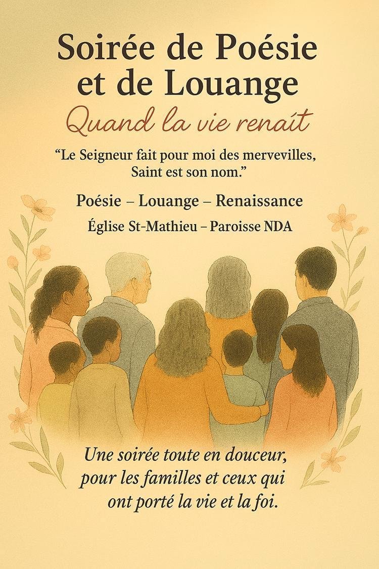 Soirée de poésie et de louange