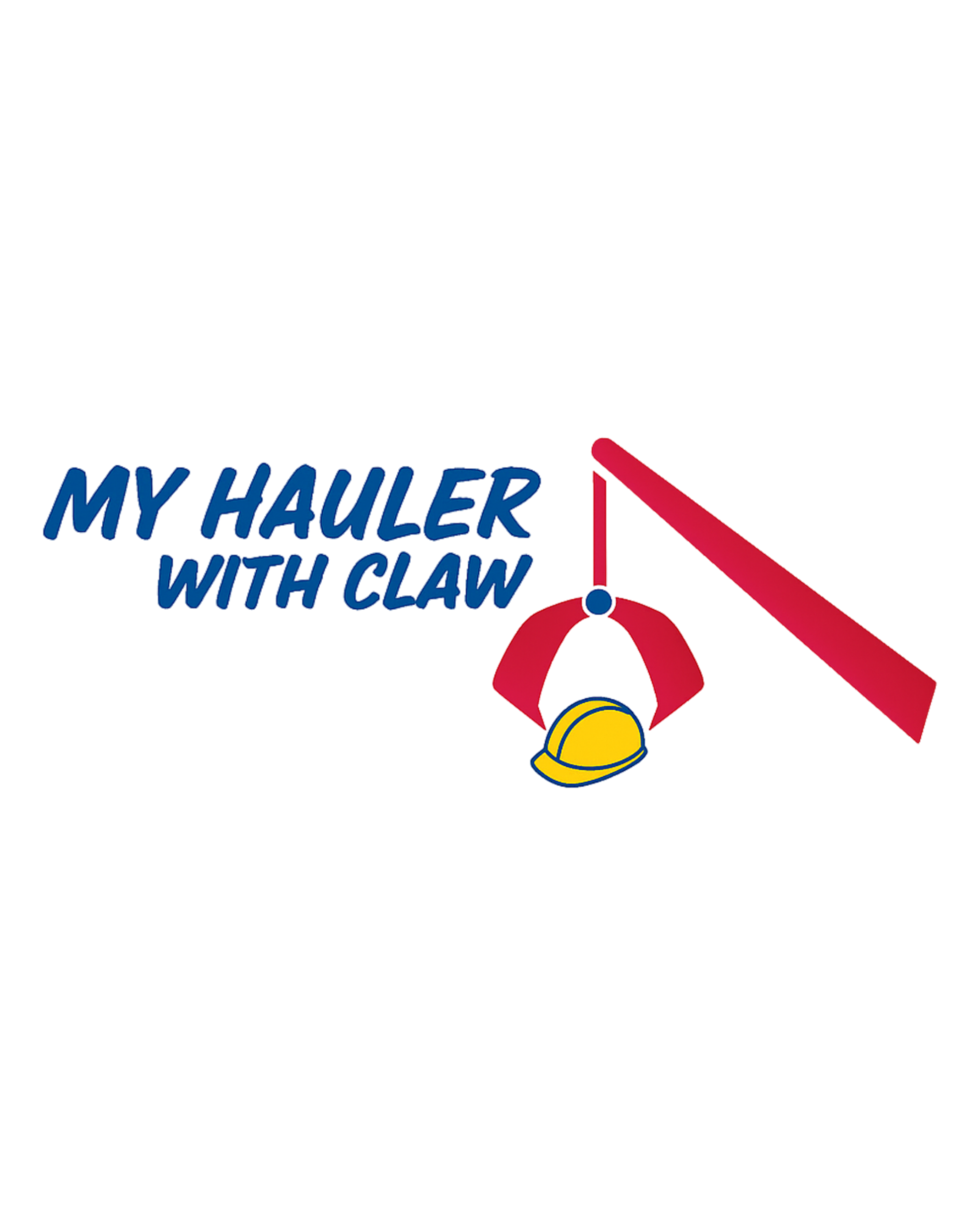Logo for My Haler, With Claw" hauling and heavy lifting services. Tree and log removal, junk removal, appliance removal, scrap metal, boulder moving in Oregon Yamhill County and Washington County.