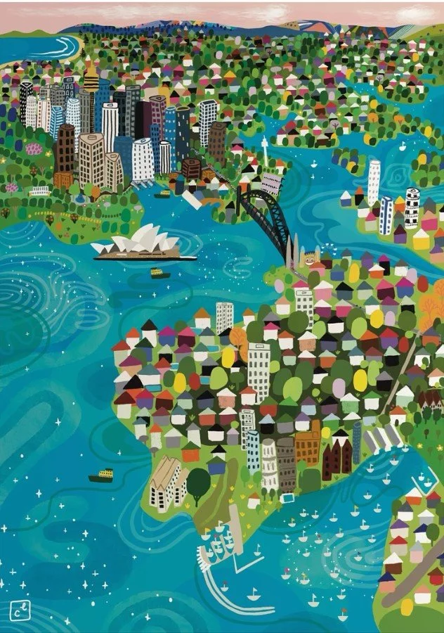 Crystal Tate artwork of Sydney