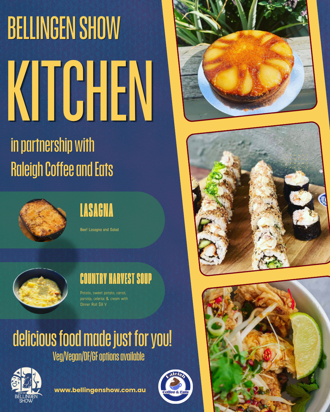 Bellingen Show Kitchen in partnership with Raleigh Coffee and Eats.