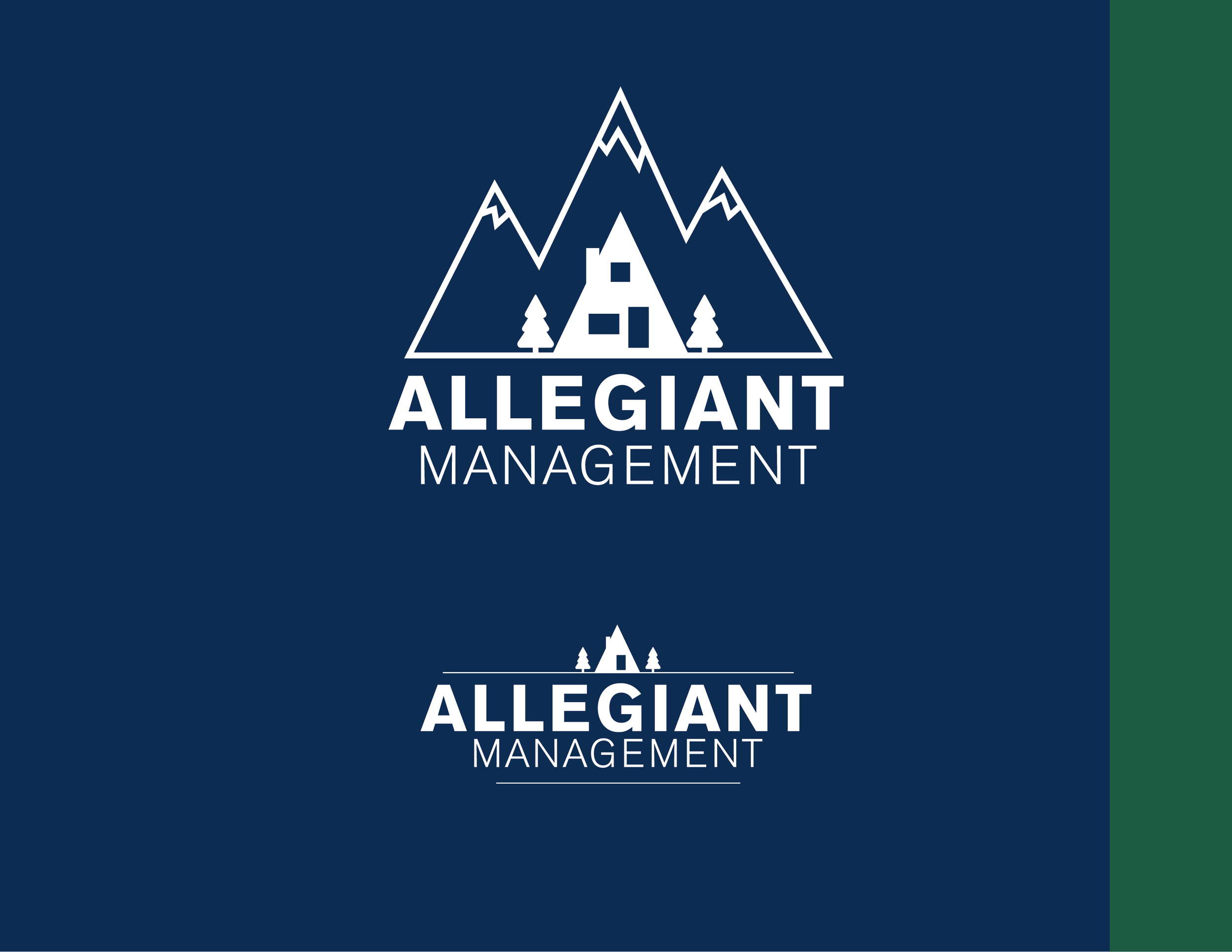 Logo + Branding | Allegiant Managementr