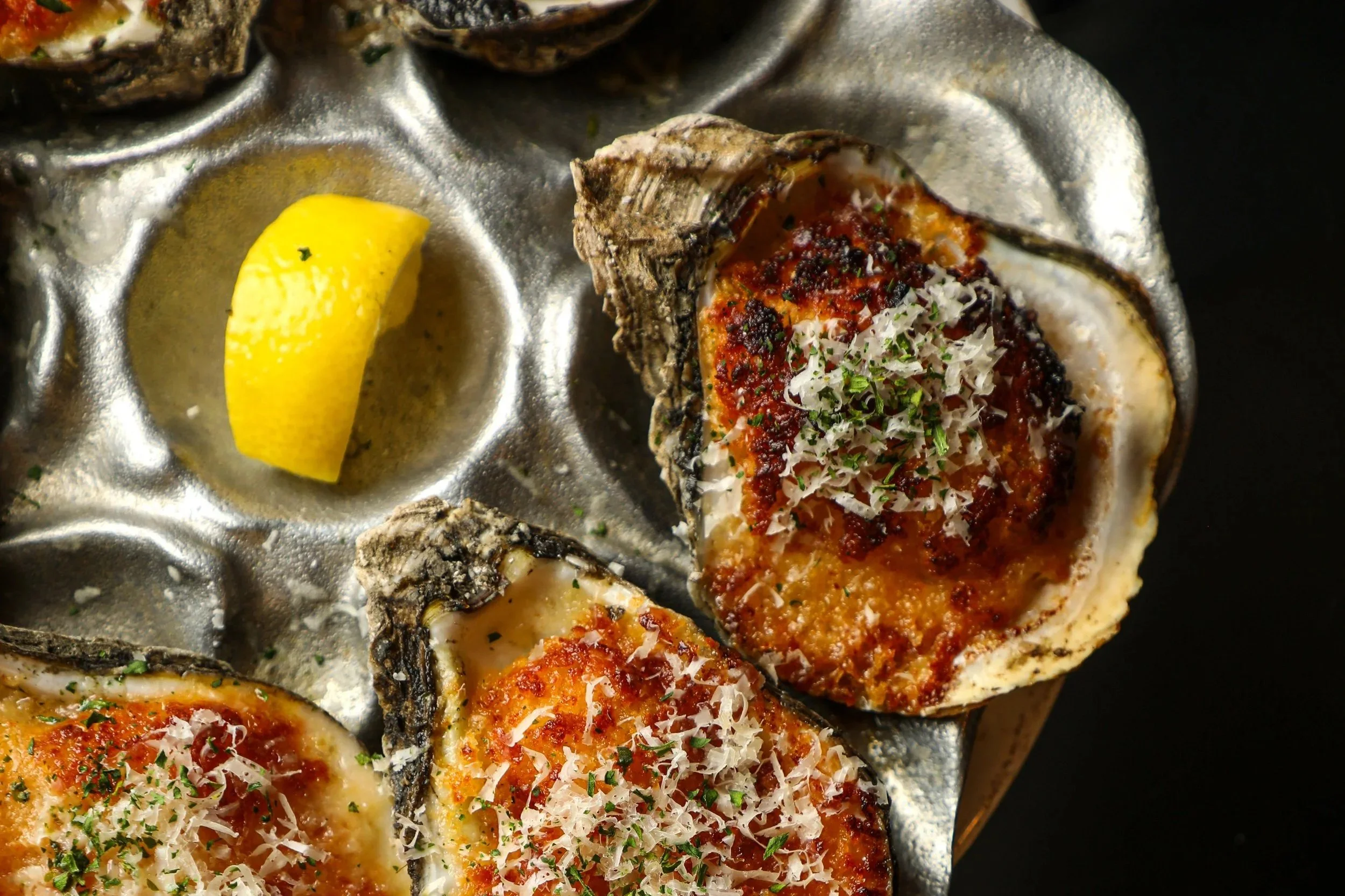 Tabasco Butter Chargrilled Oysters