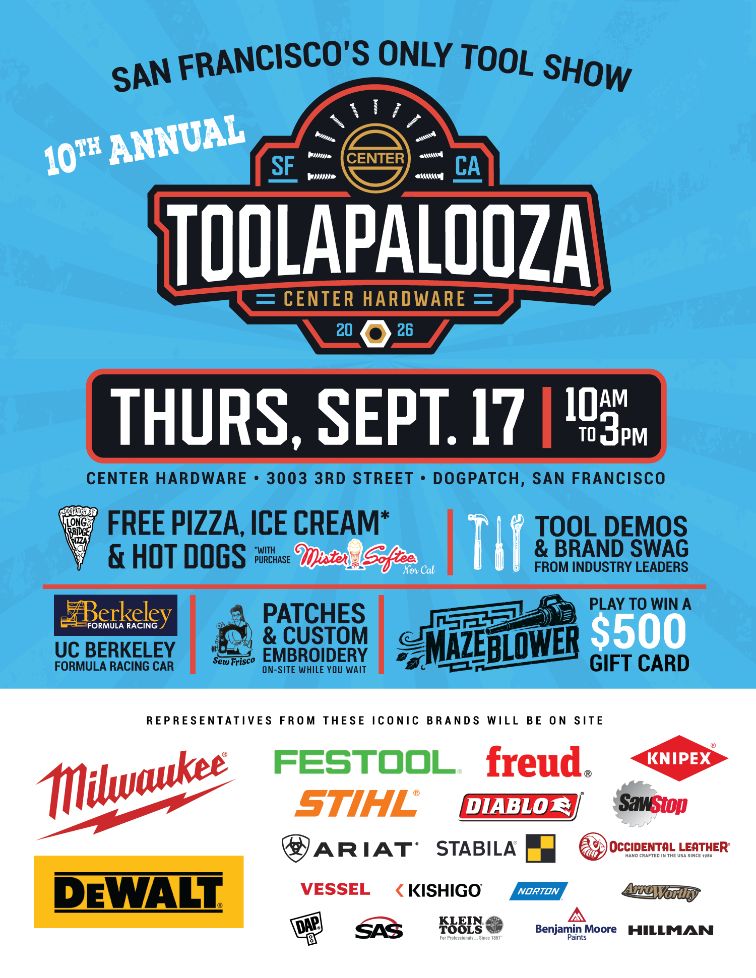 Toolapalooza 2026 Info Sheet