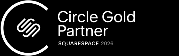 Squarespace Circle Gold Partner badge, 2026