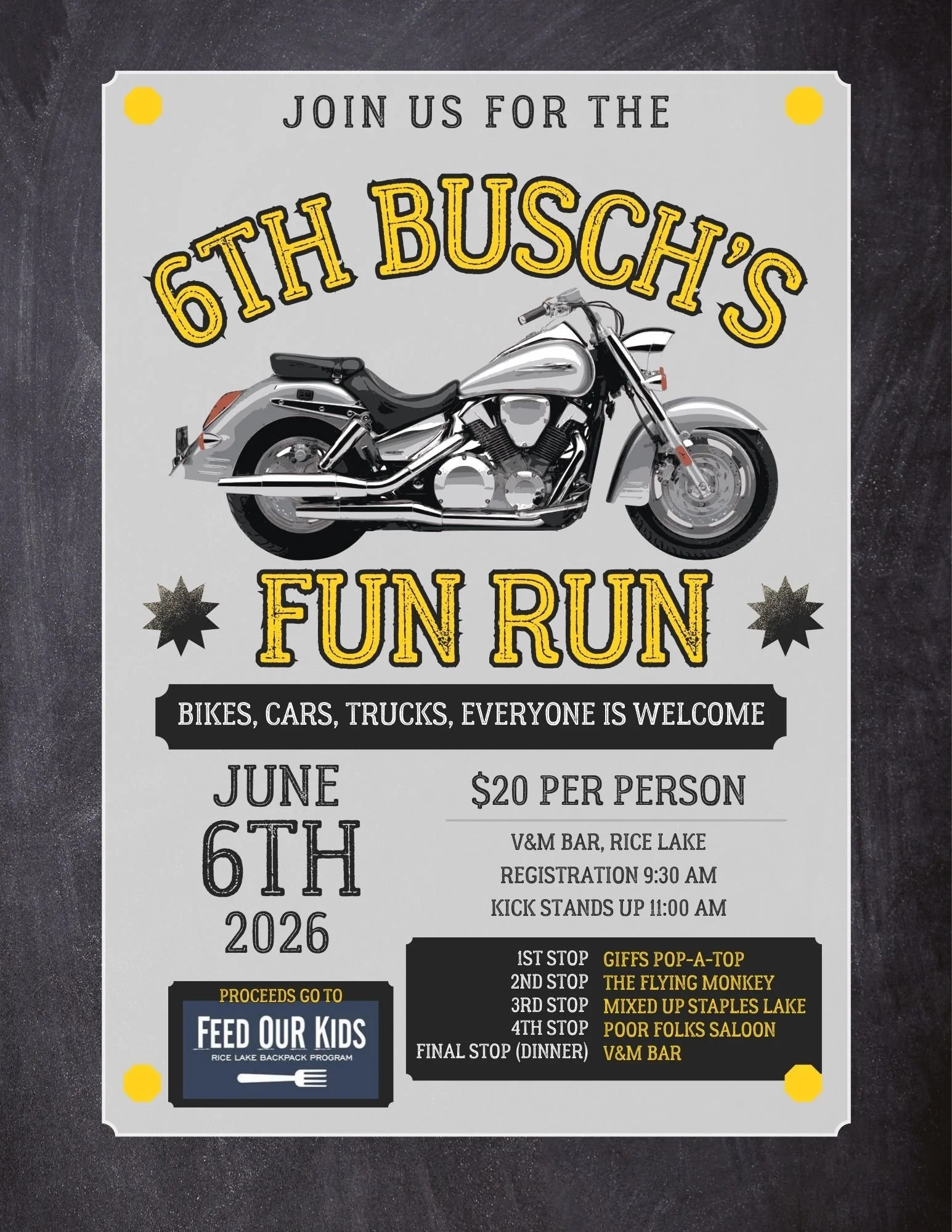 6th FUN RUN- VB& M Bar
