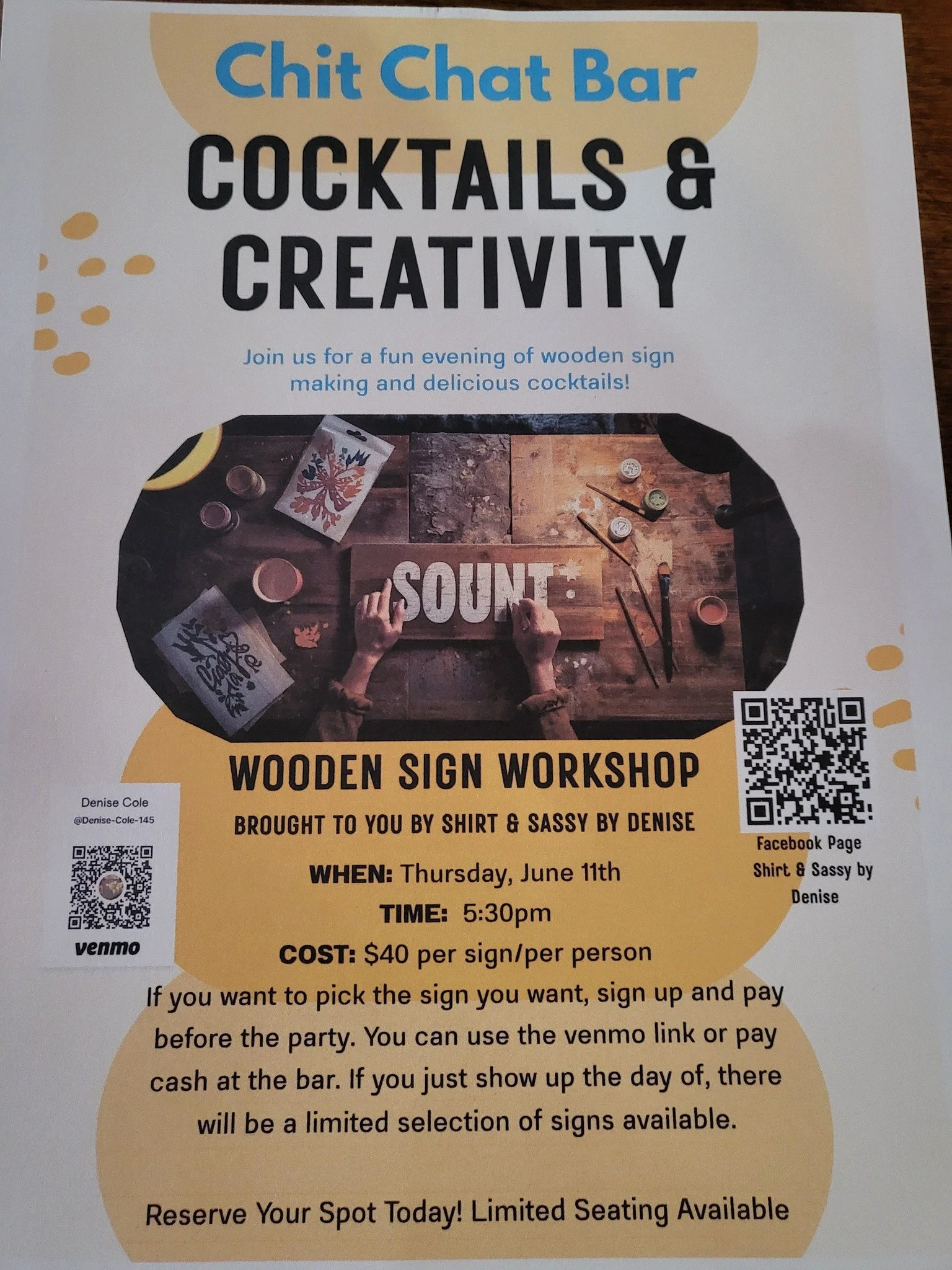 Wood Sign Workshop