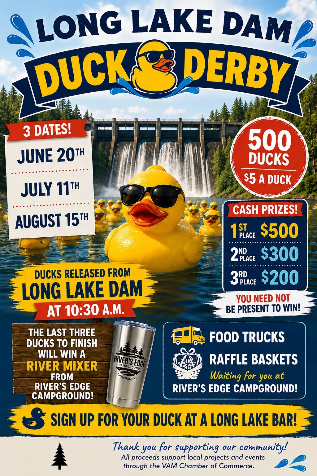 Long Lake Dam Duck Derby