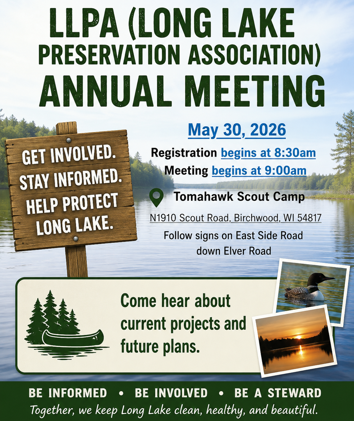 Long Lake Preservation Association Annual Meeting