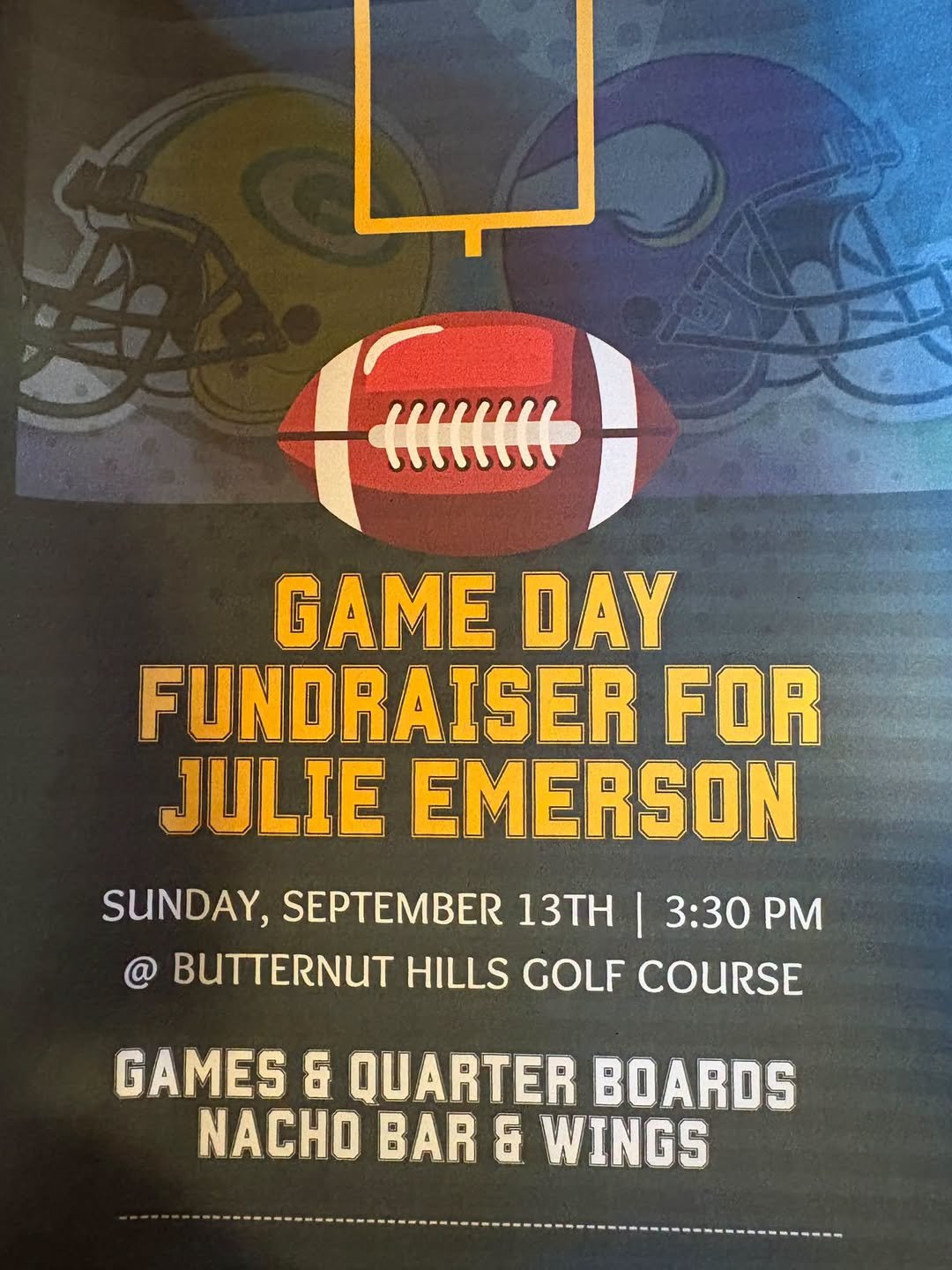 Game Day Fund Raiser _ Julie Emerson