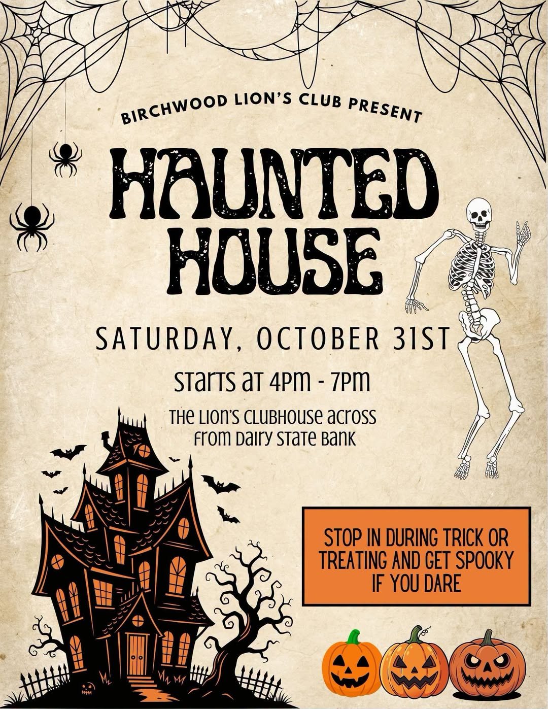 Haunted House - Birchwood Lions Clubhouse