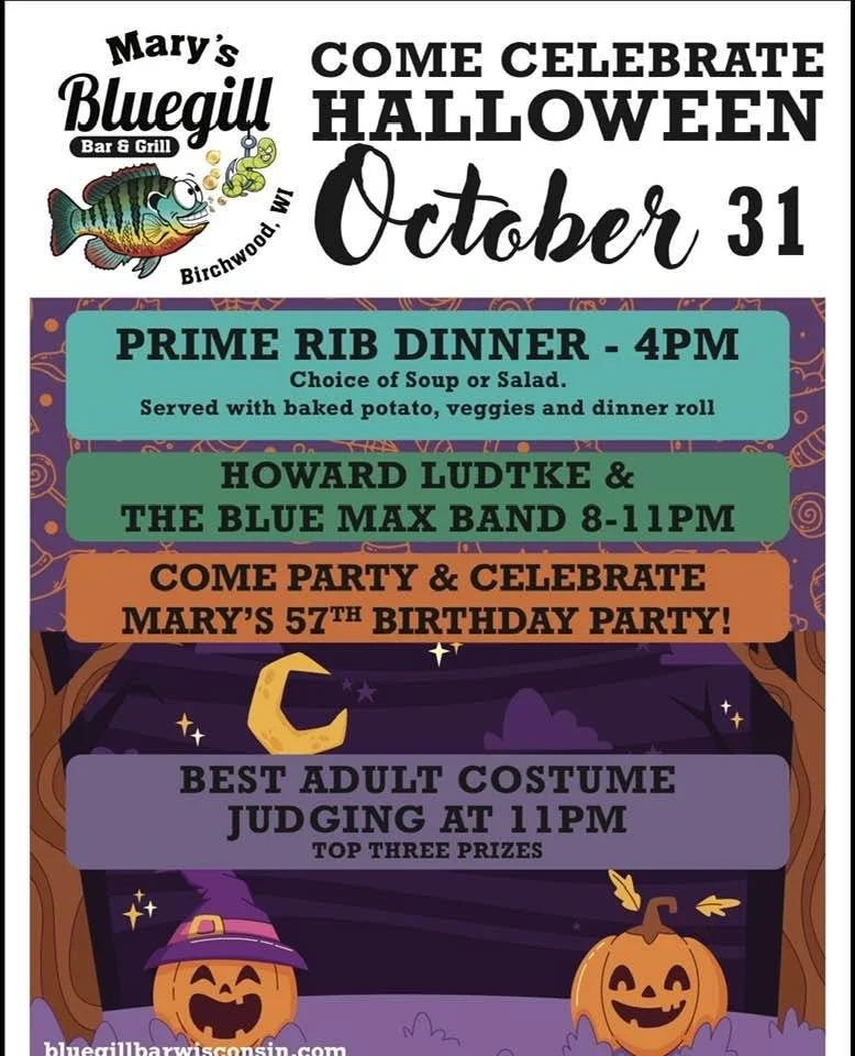 Halloween Party - Mary's Bluegill