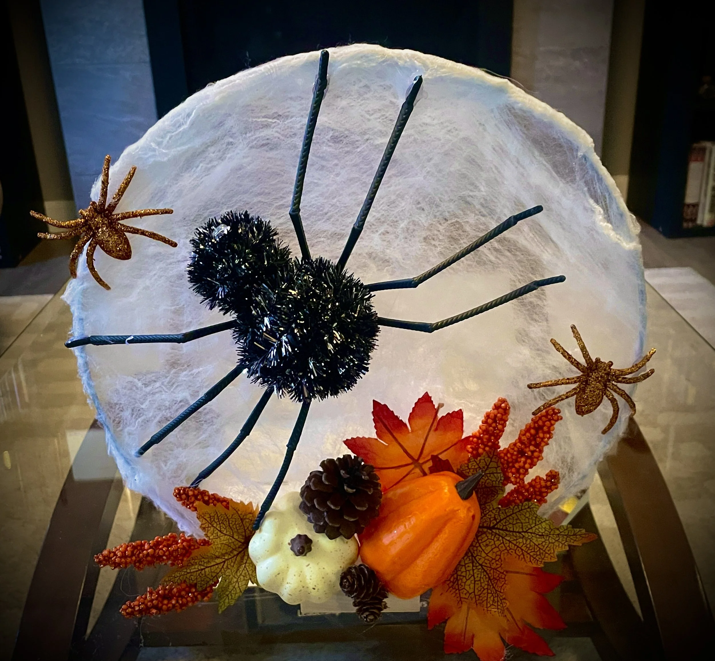 Spider web centerpiece